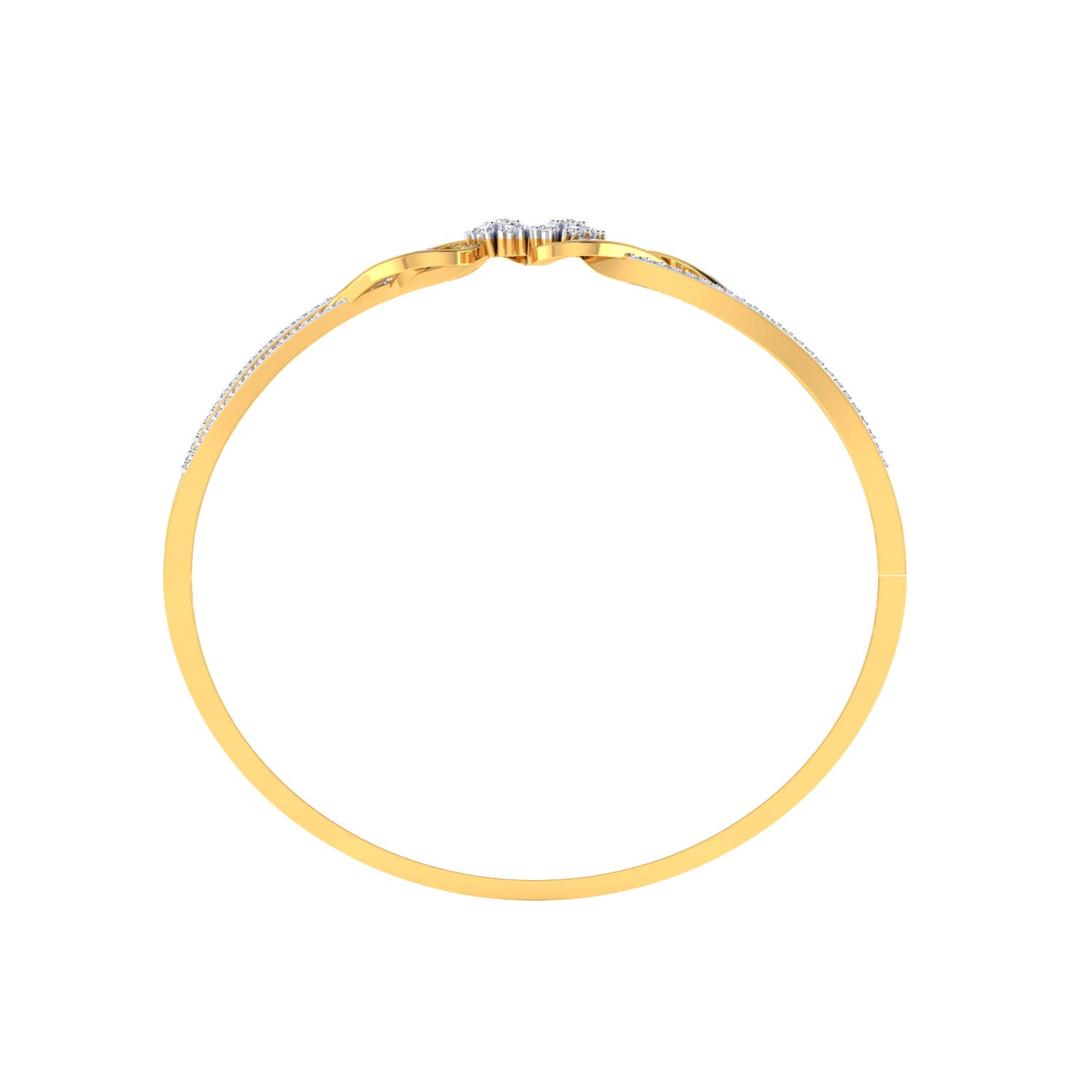 Yellow Gold Plated Sterling Silver Ring