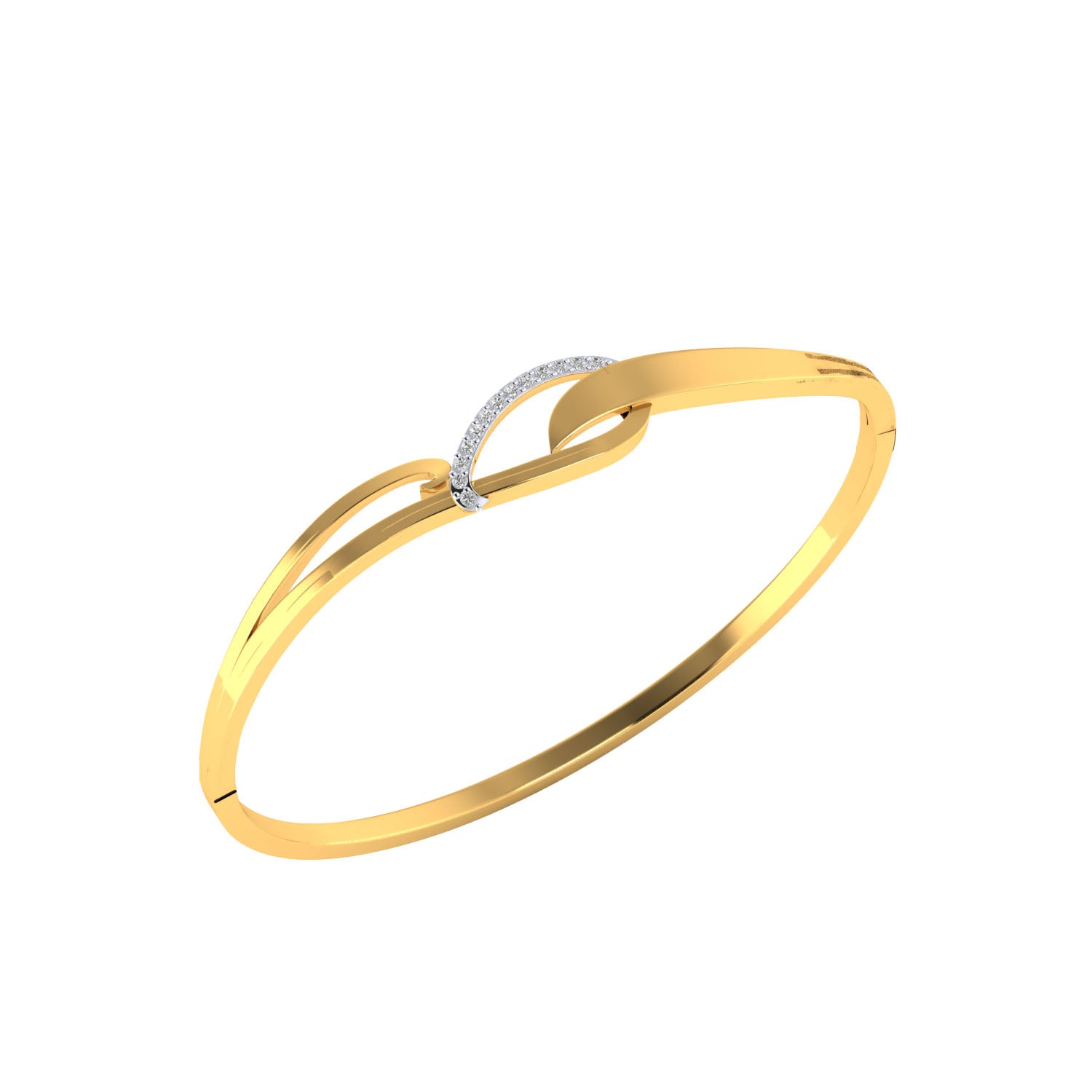 Yellow Gold Plated Sterling Silver Ring