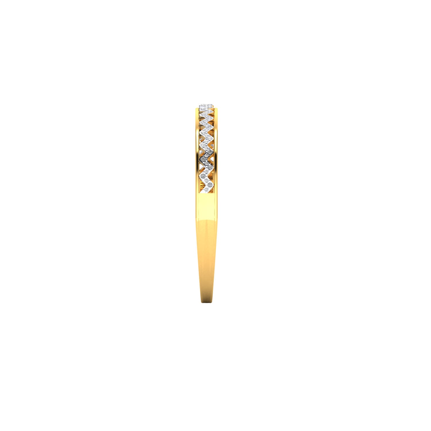 Yellow Gold Plated Sterling Silver Ring