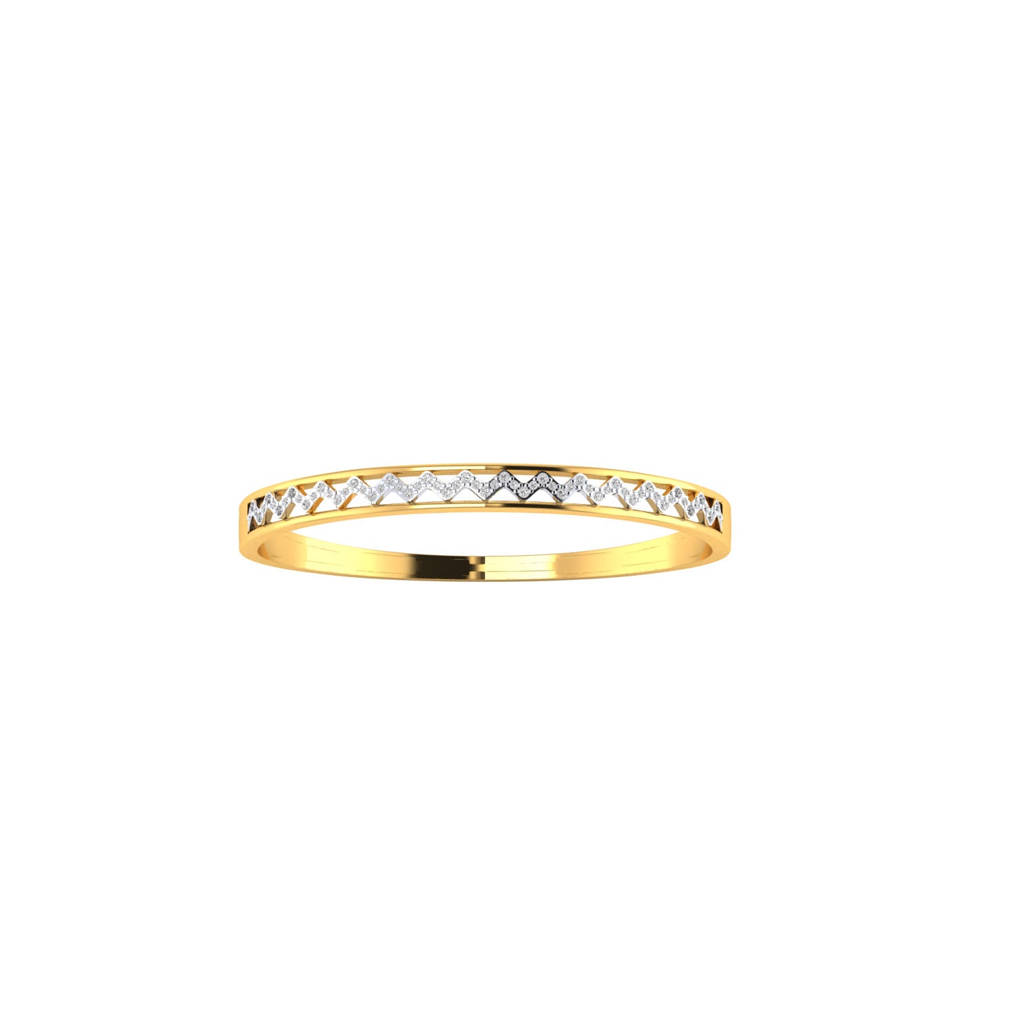 Yellow Gold Plated Sterling Silver Ring