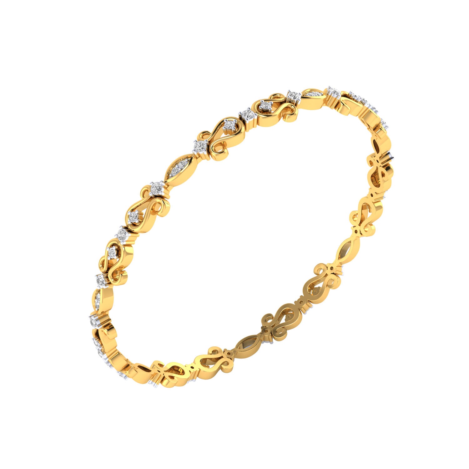 Yellow Gold Plated Sterling Silver Ring