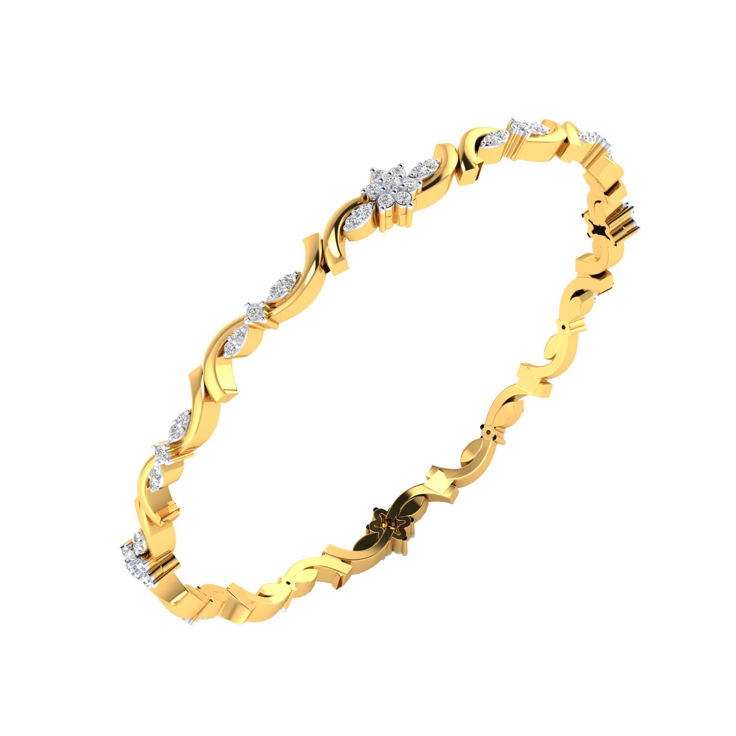 Yellow Gold Plated Sterling Silver Ring