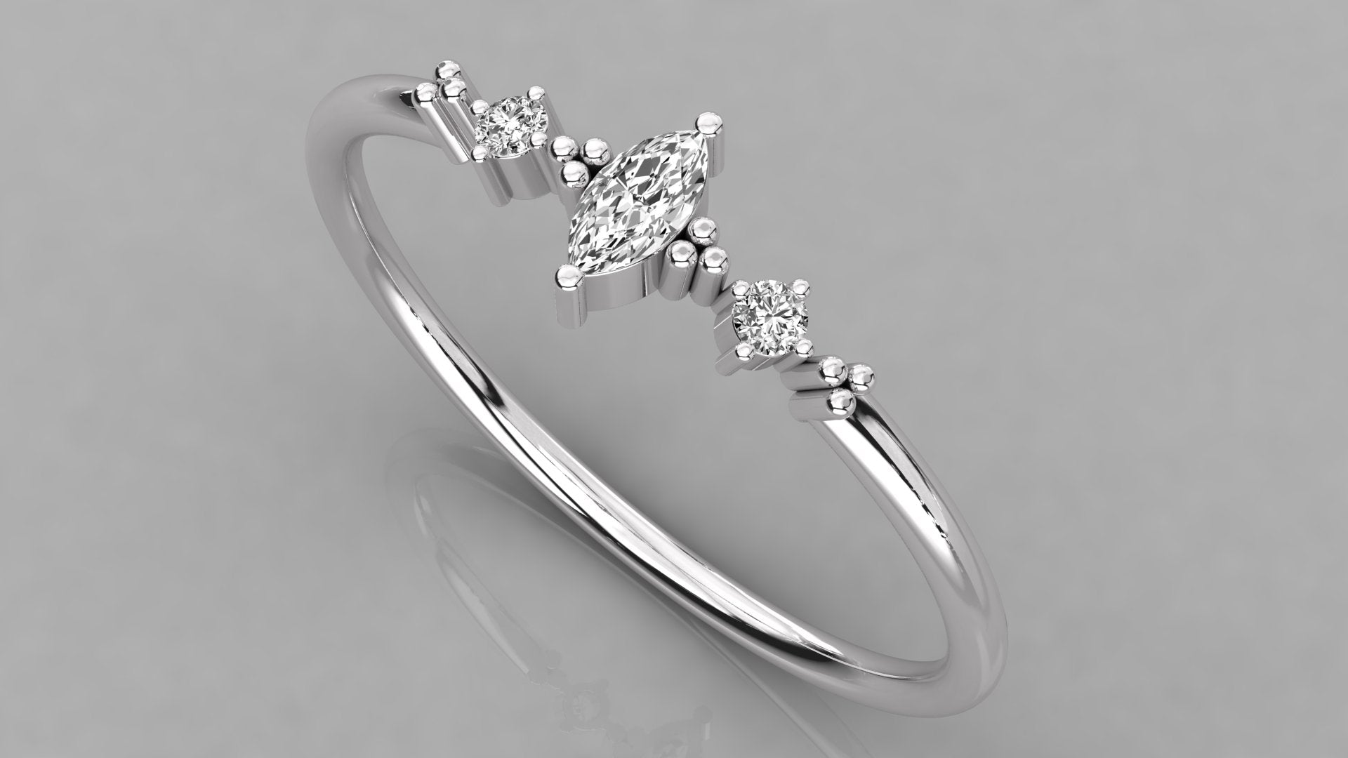 White Gold Ring