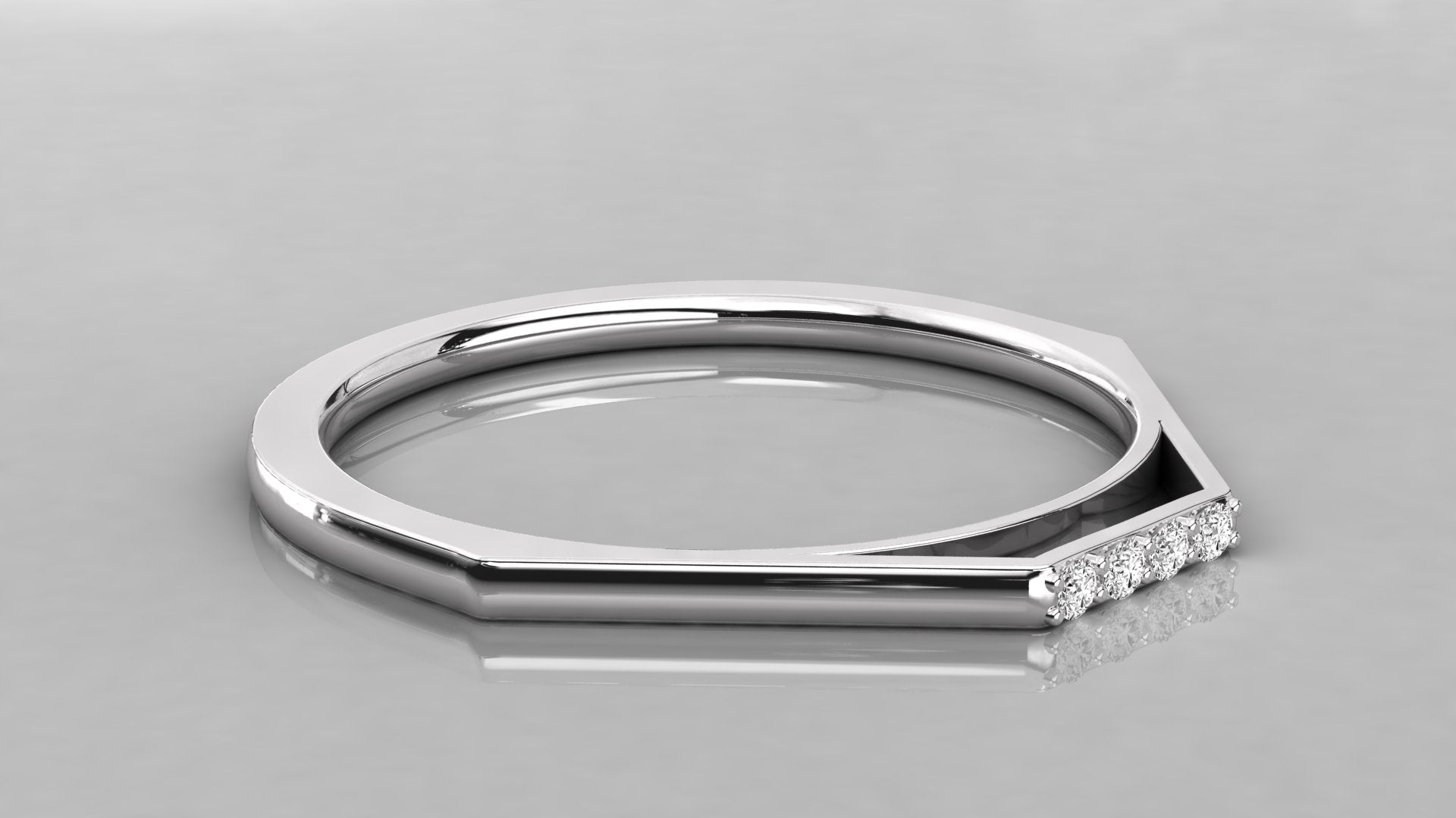 White Gold Ring