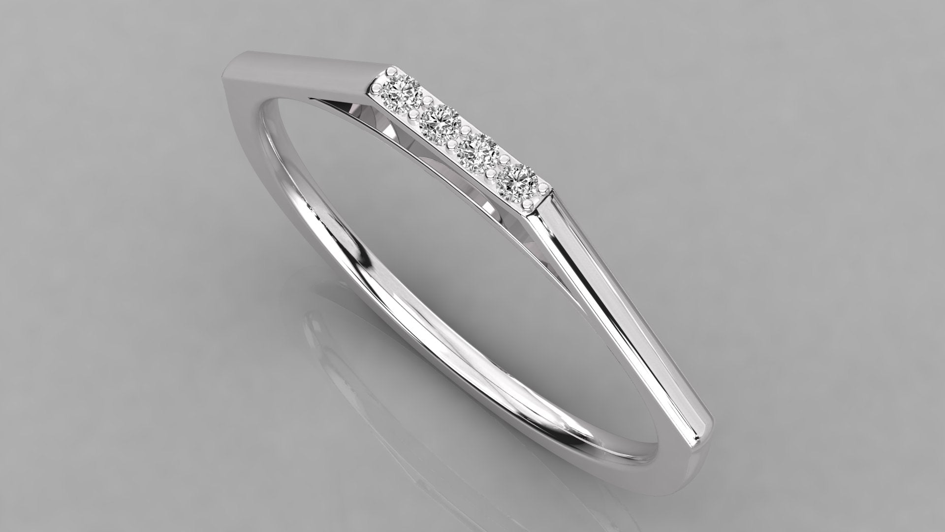 White Gold Ring