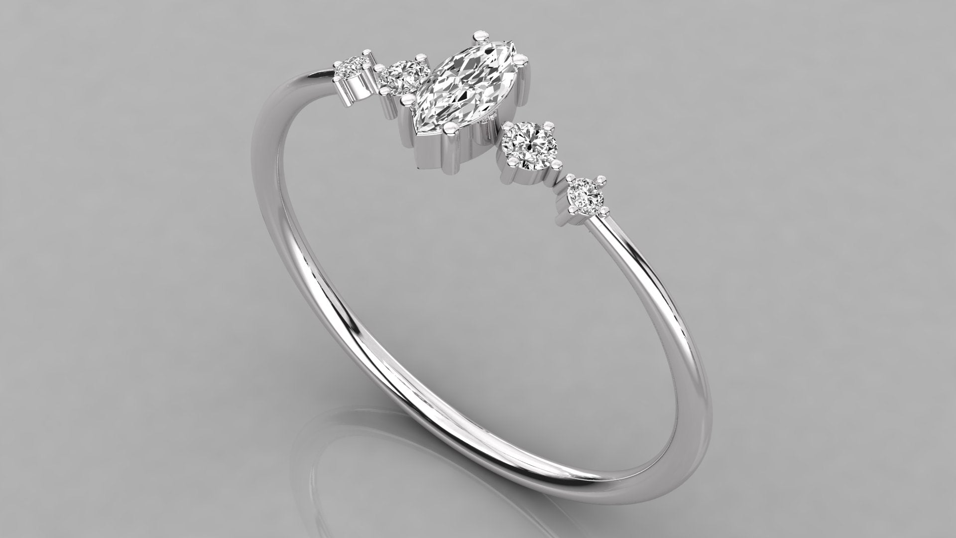 White Gold Ring