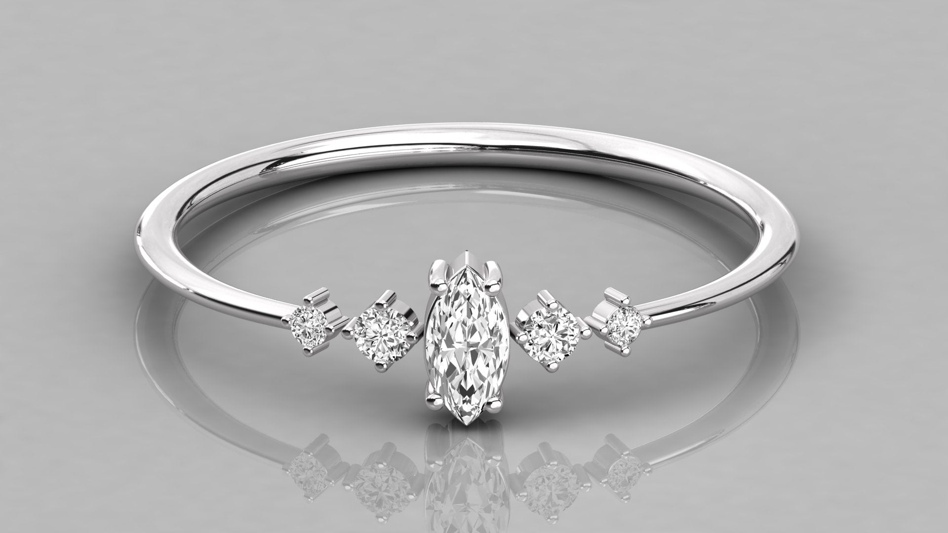 White Gold Ring