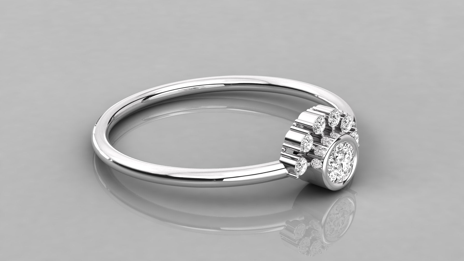 White Gold Ring