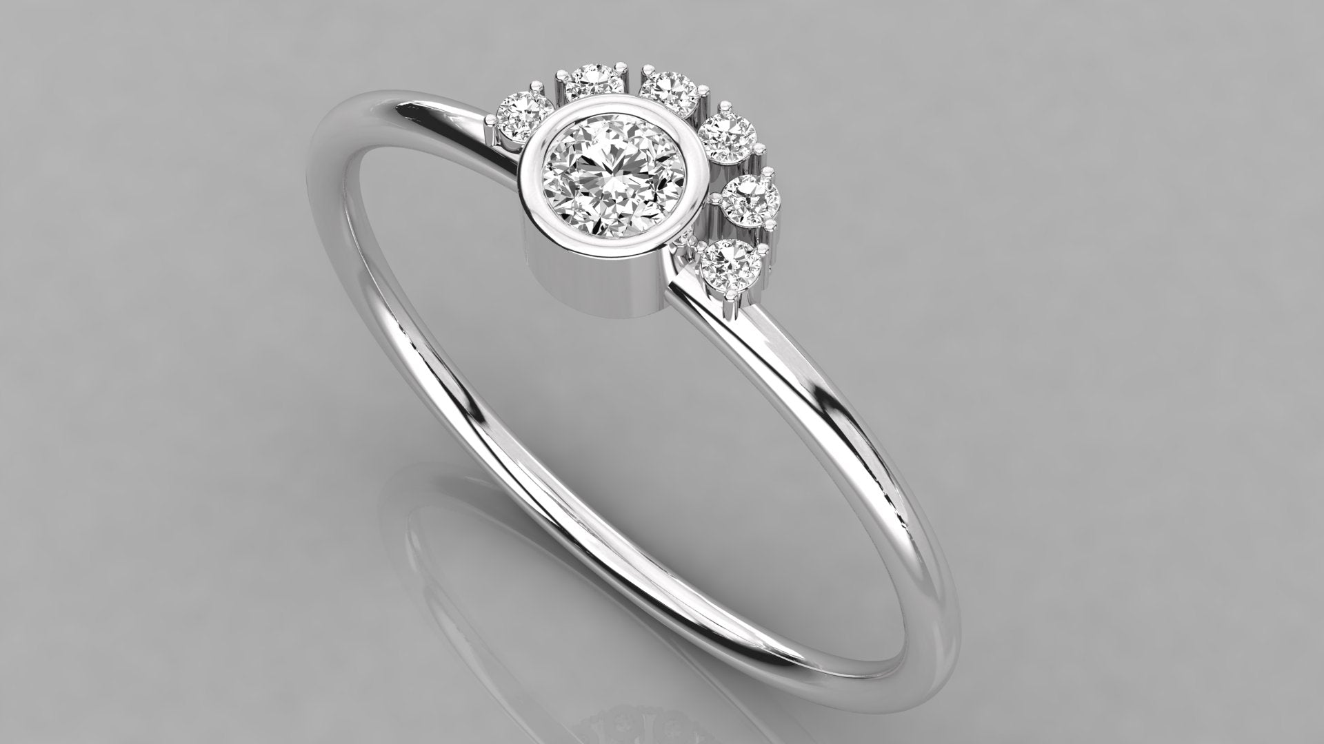 White Gold Ring