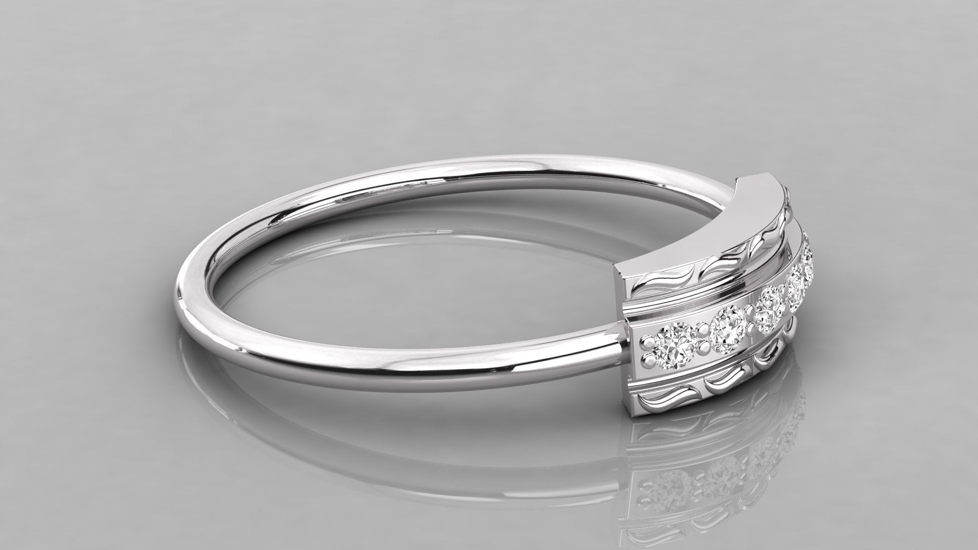 White Gold Ring