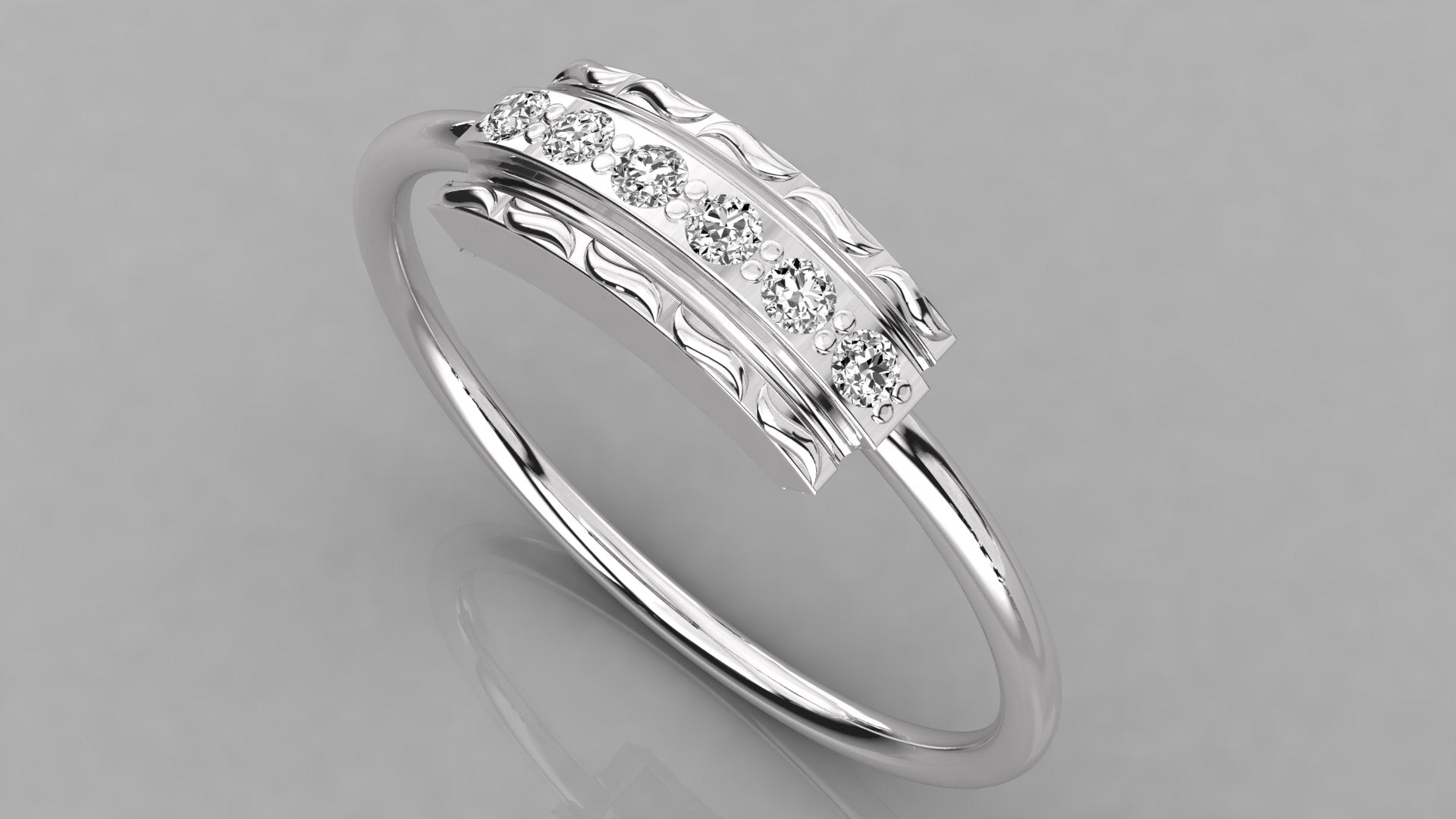White Gold Ring