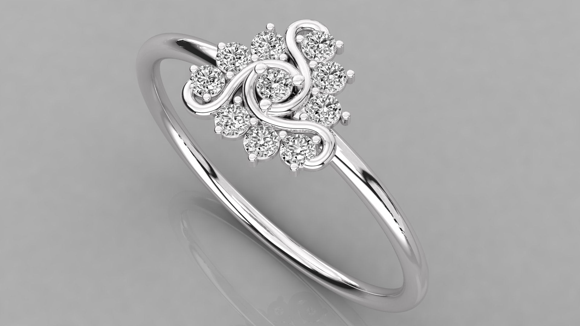 White Gold Ring