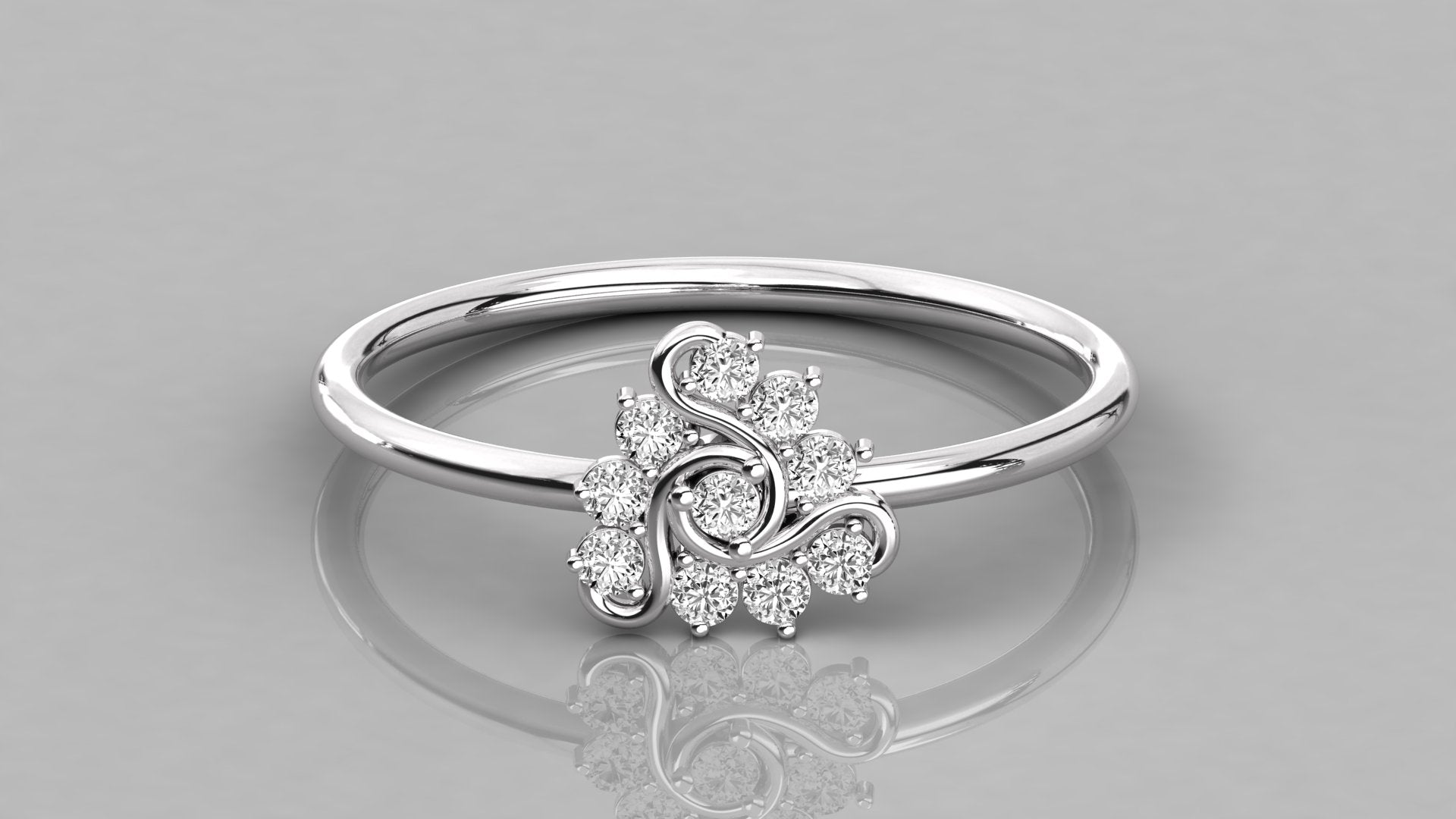 White Gold Ring