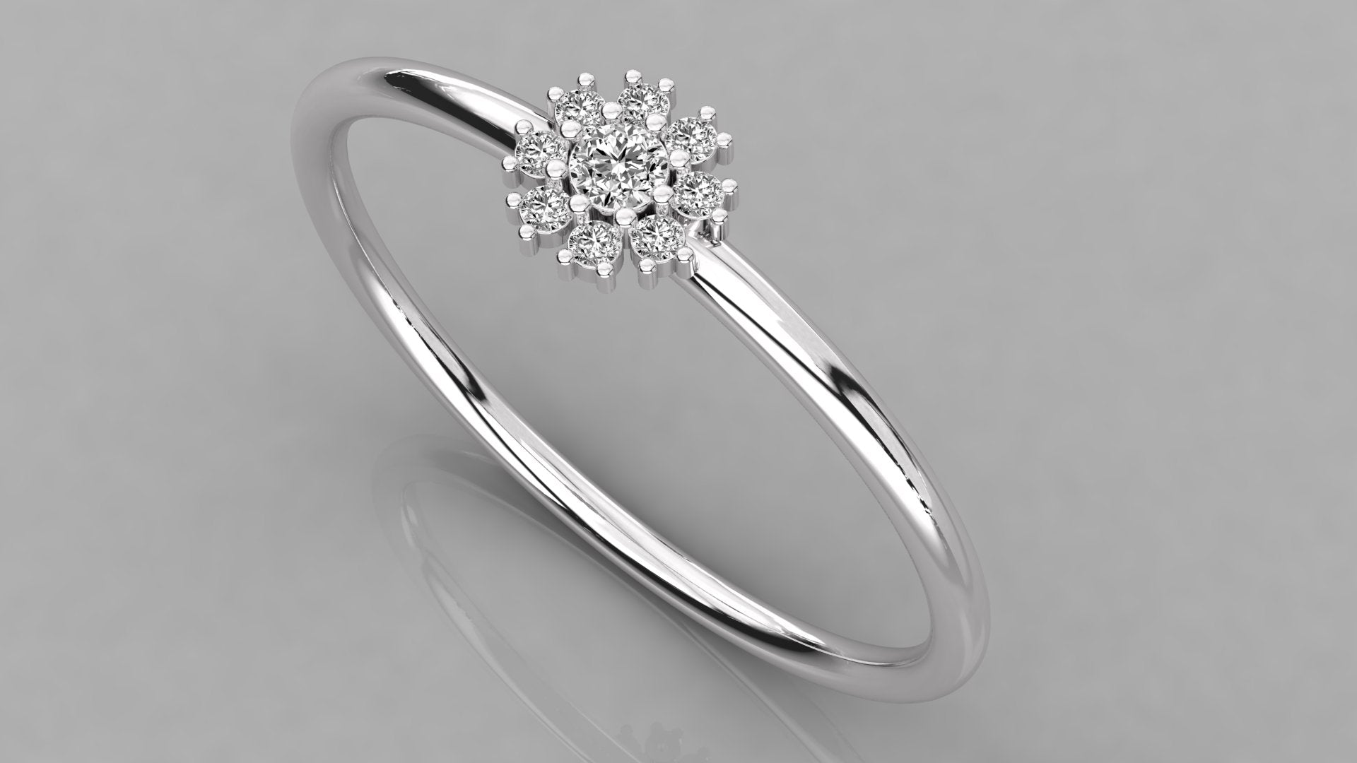 White Gold Ring