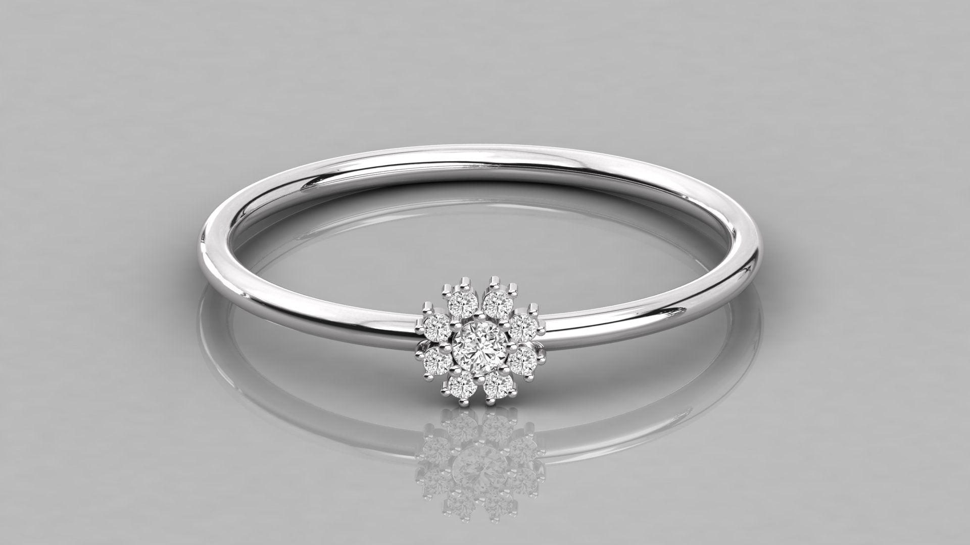 White Gold Ring