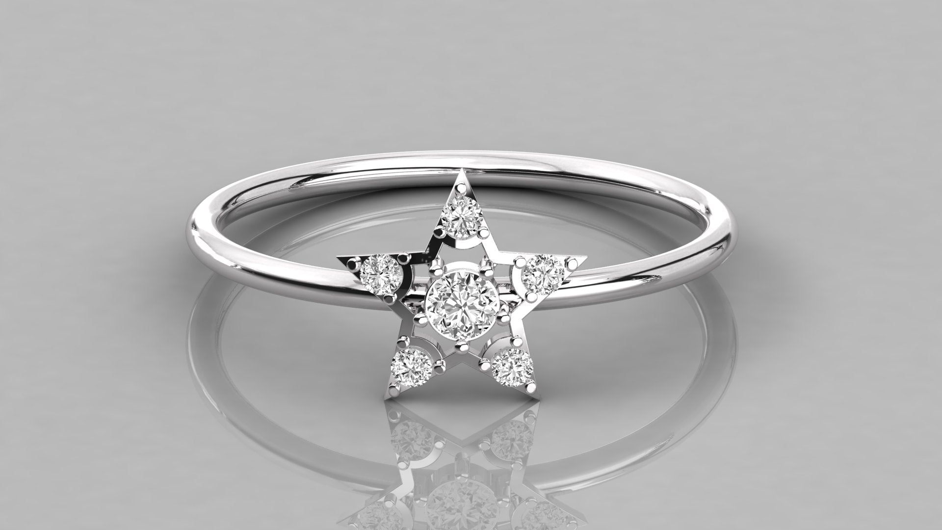 White Gold Ring