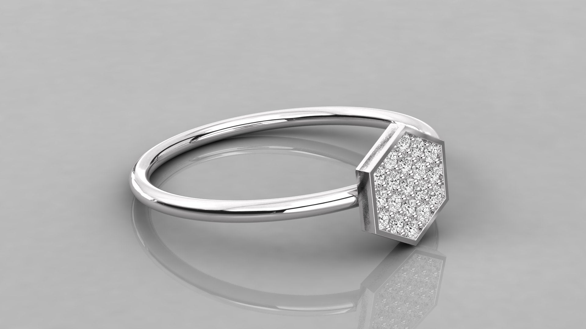 White Gold Ring