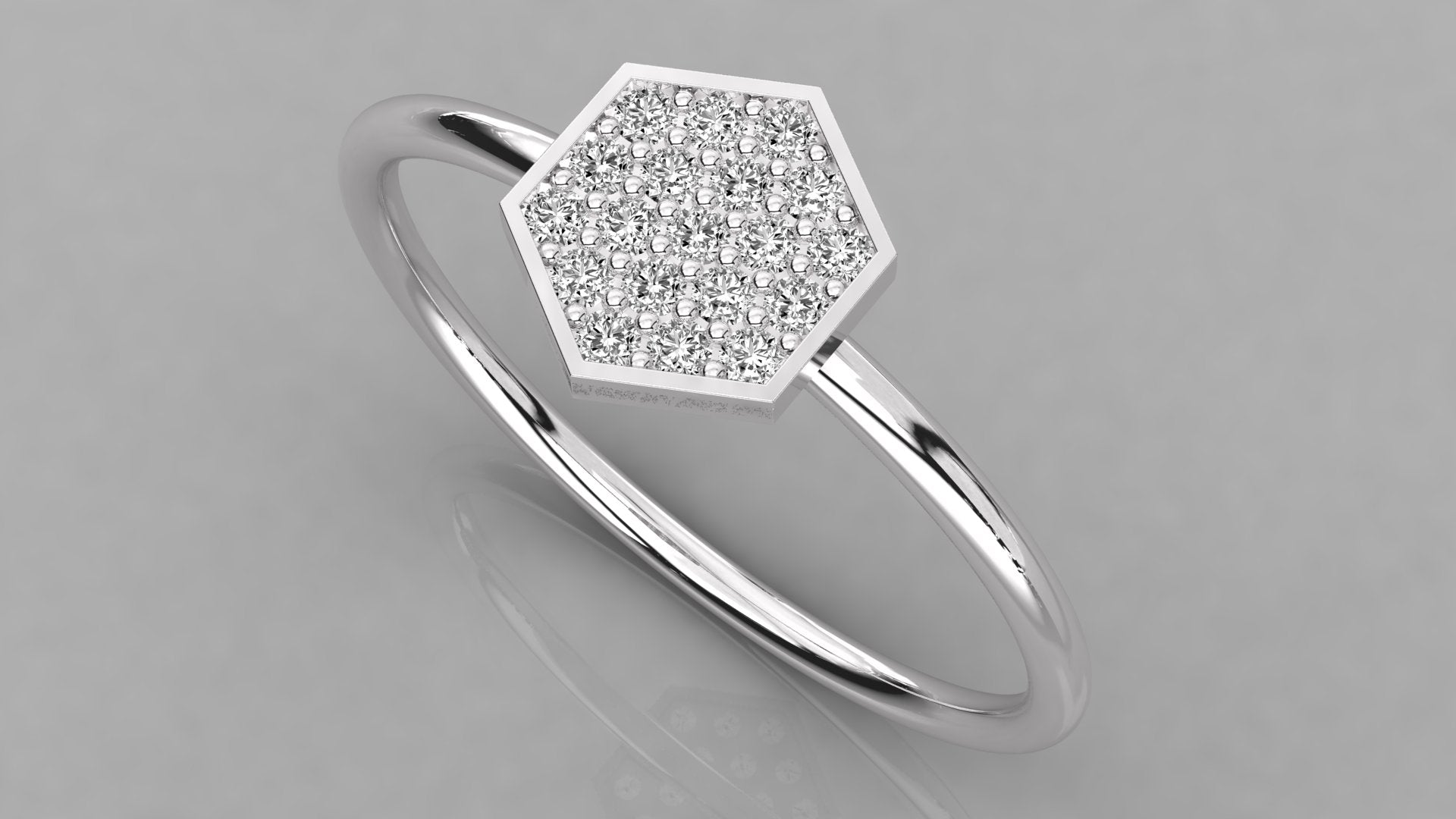 White Gold Ring