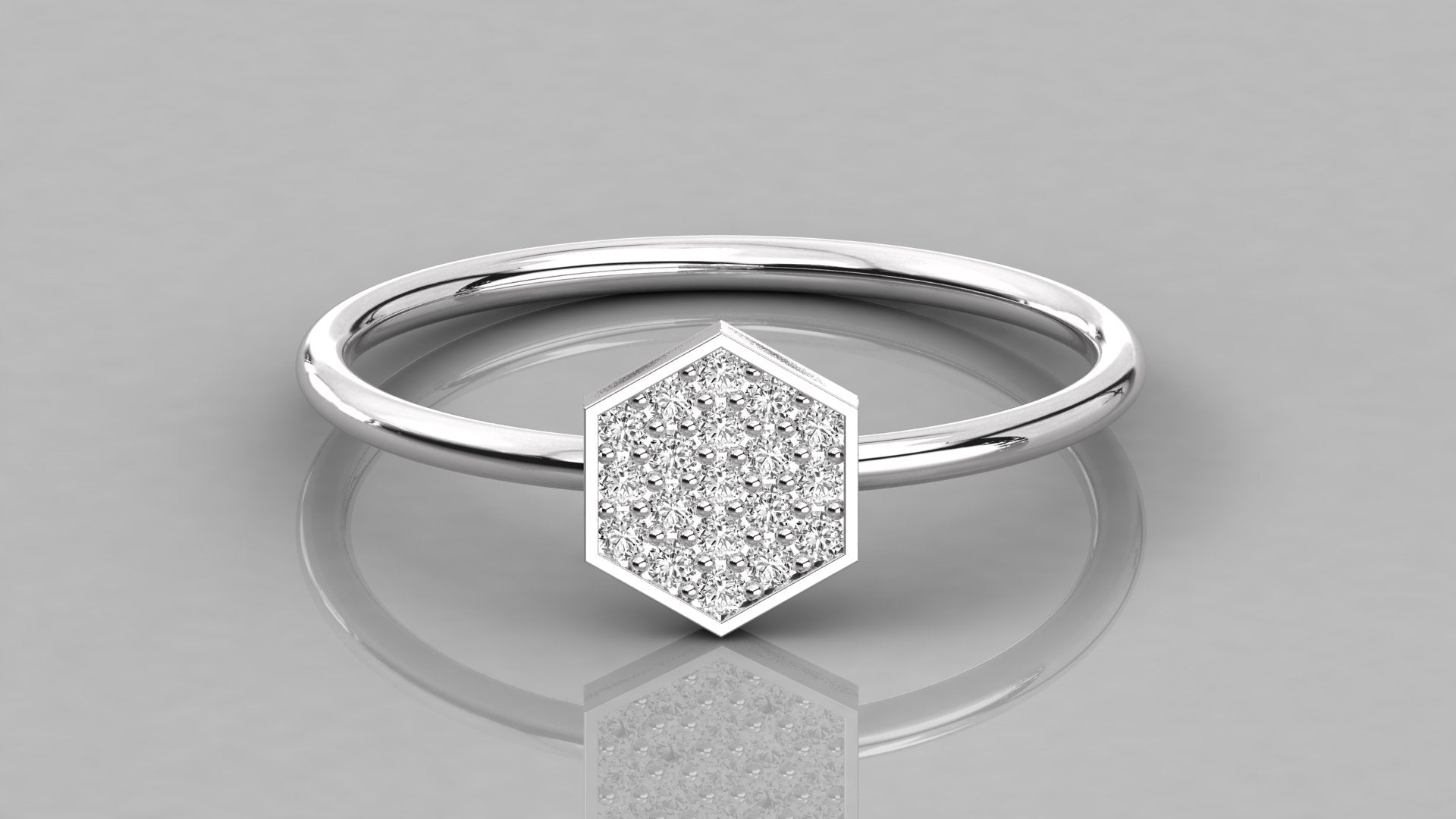 White Gold Ring