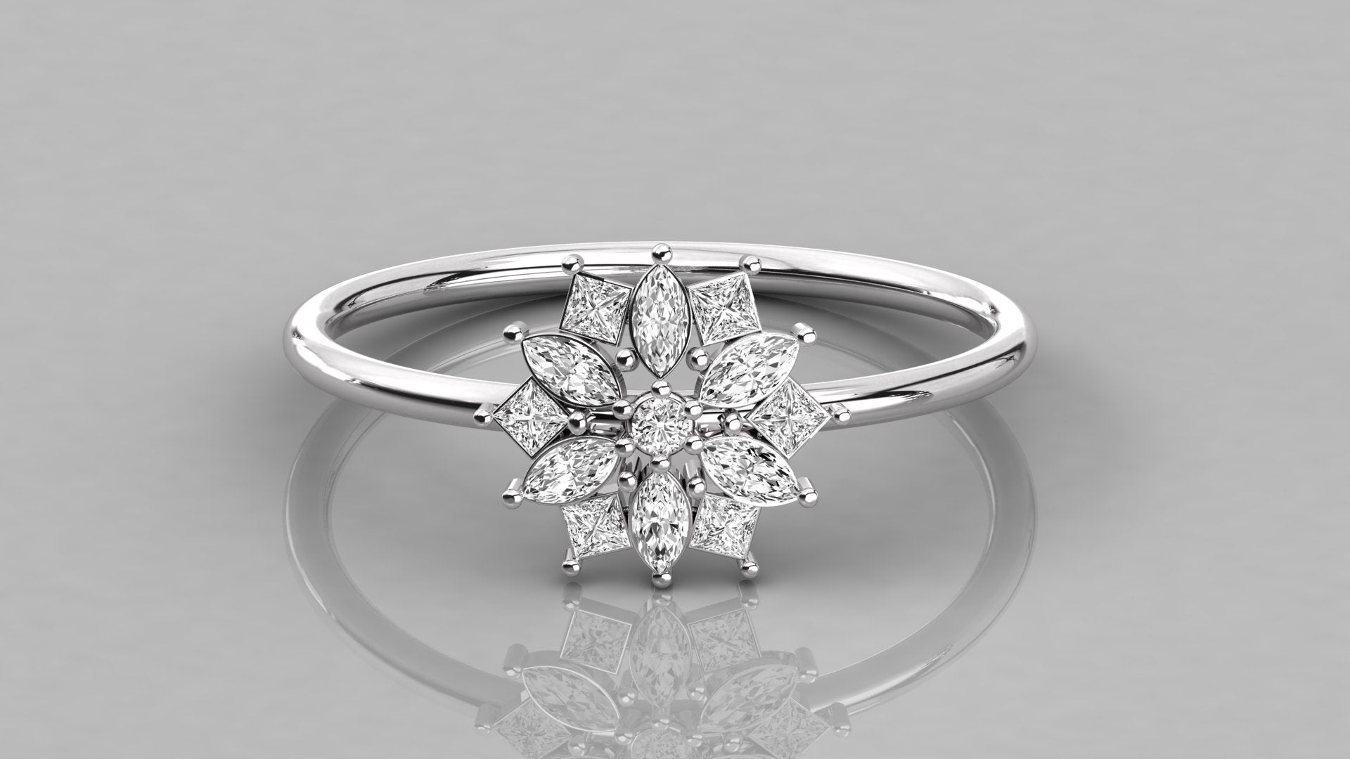 White Gold Ring