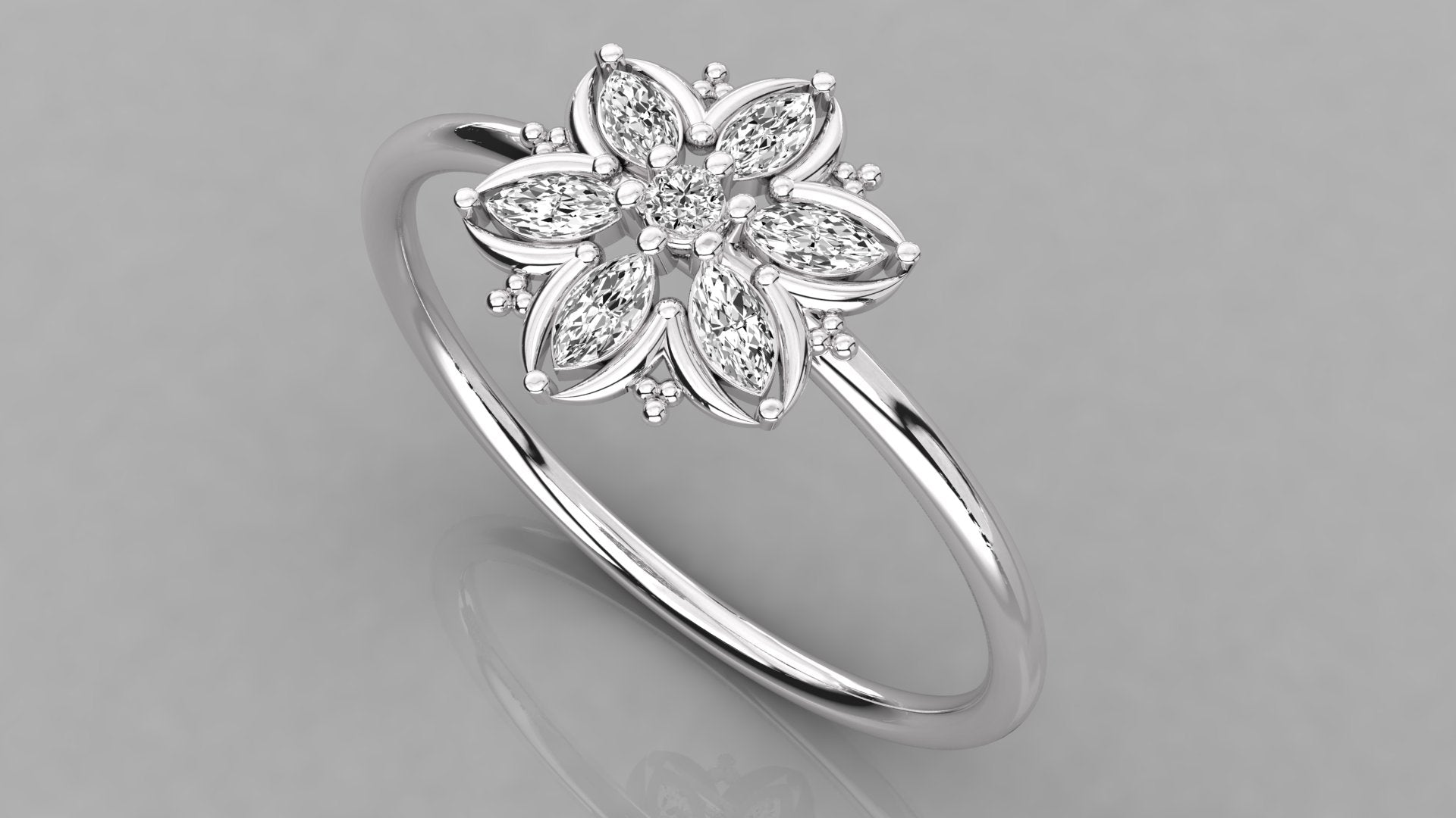 White Gold Ring