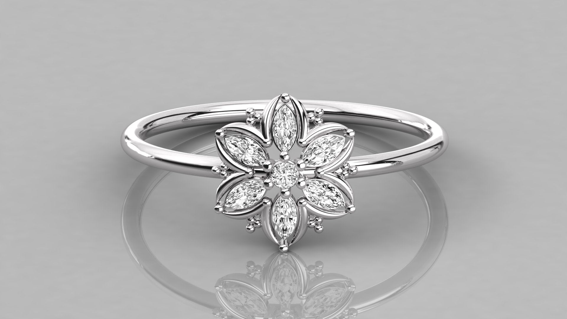 White Gold Ring