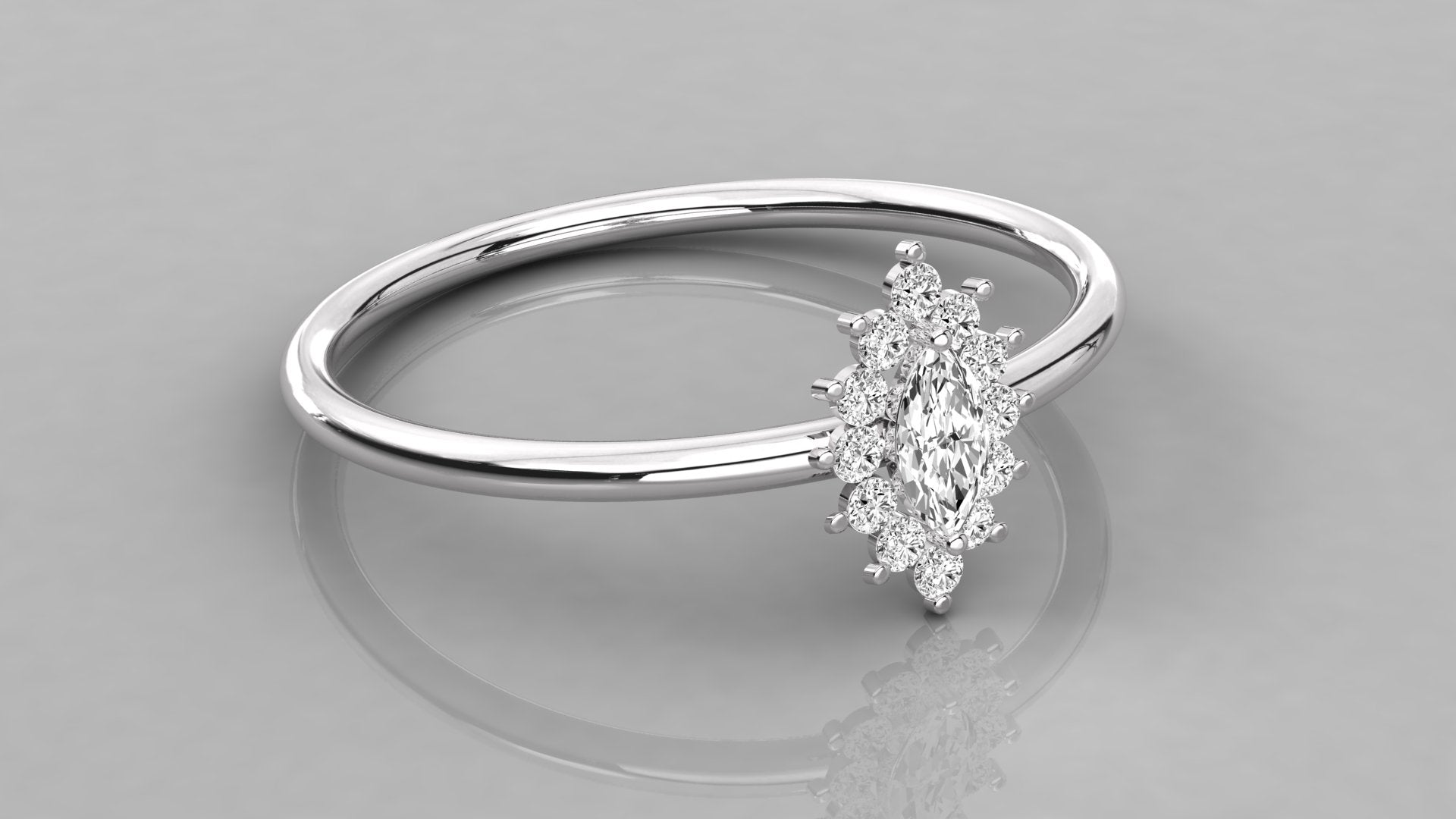 White Gold Ring