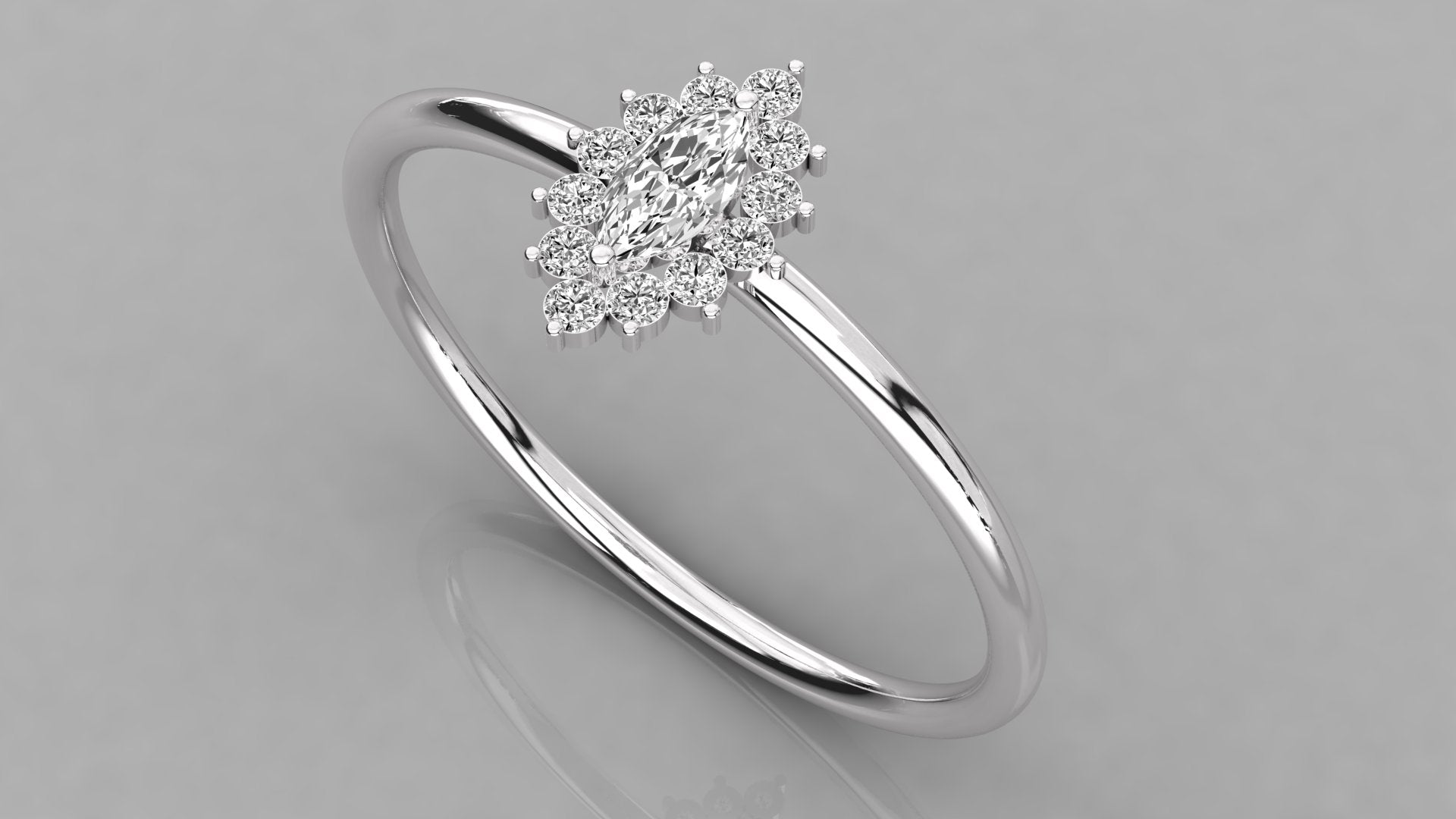 White Gold Ring