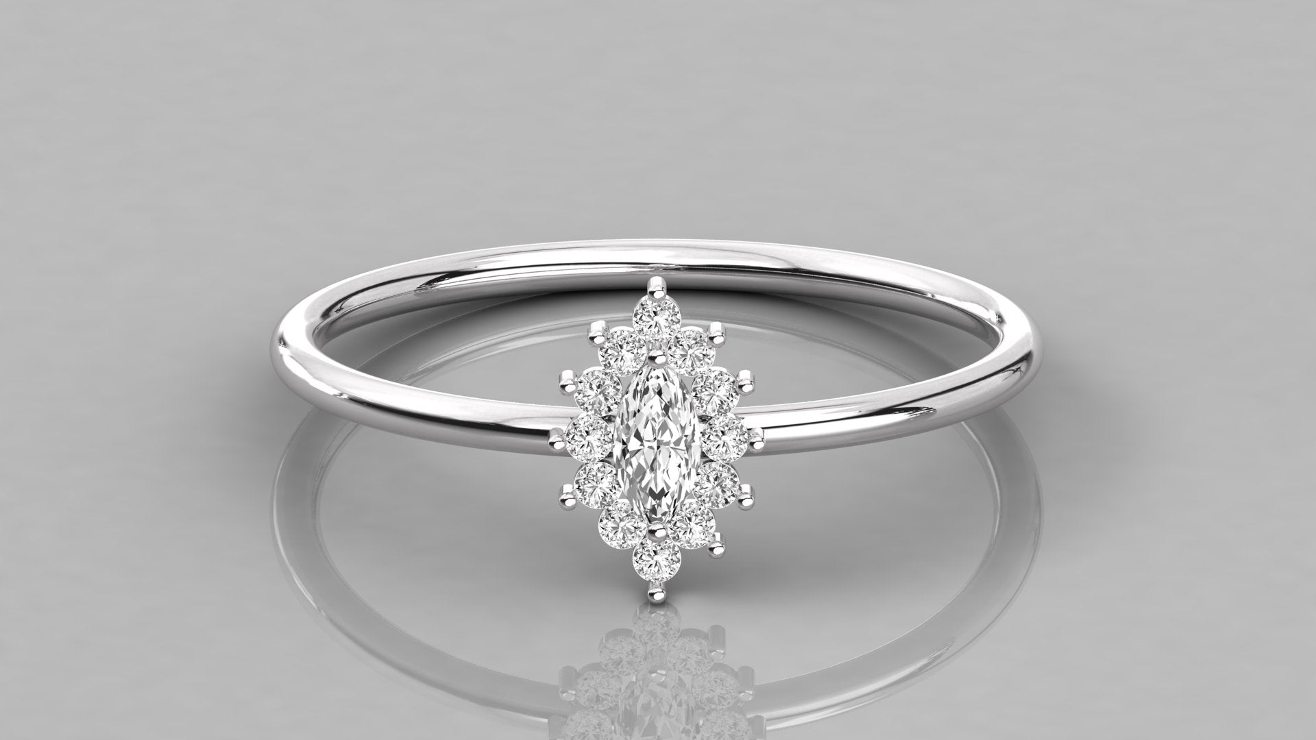 White Gold Ring