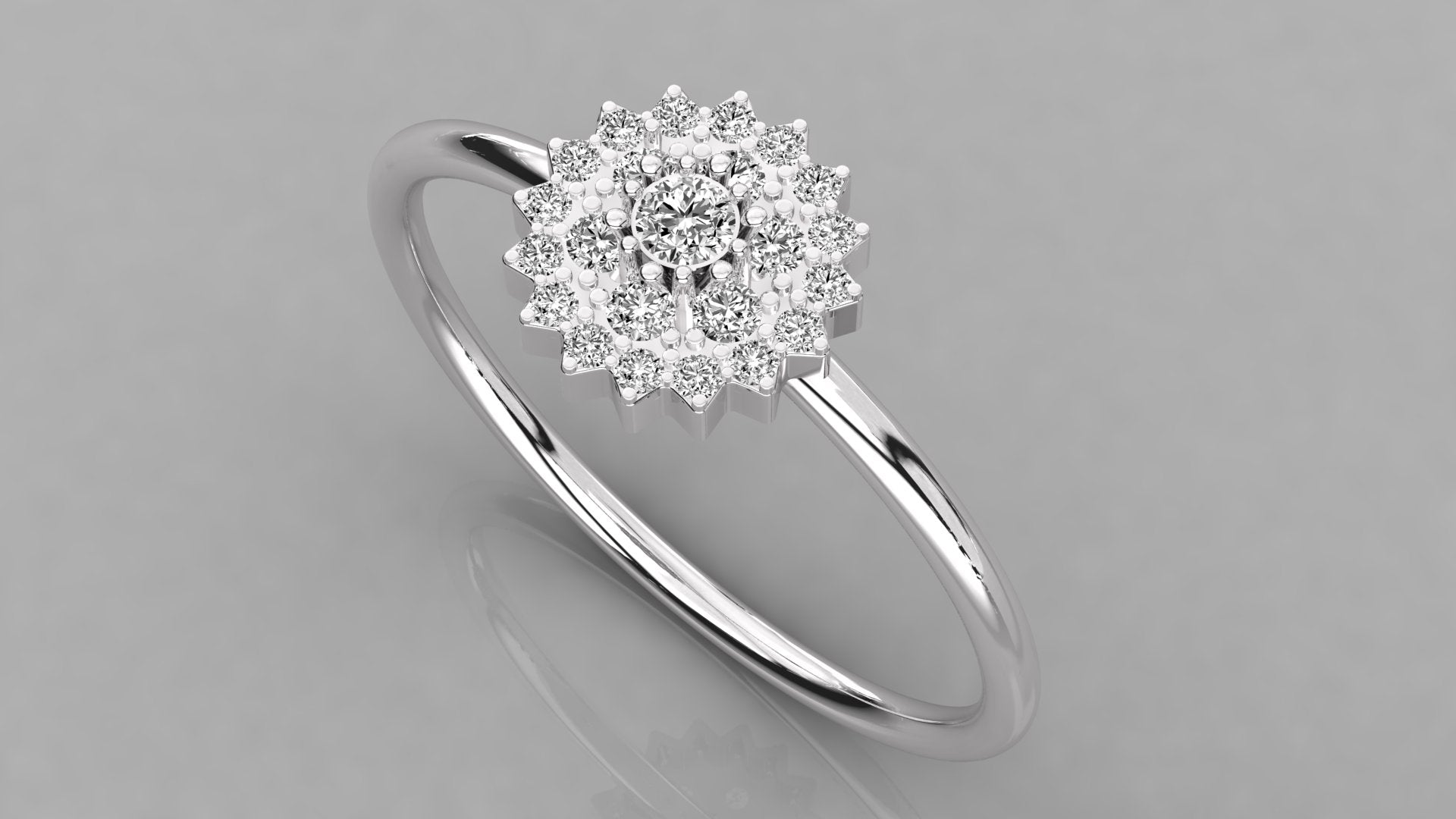 White Gold Ring