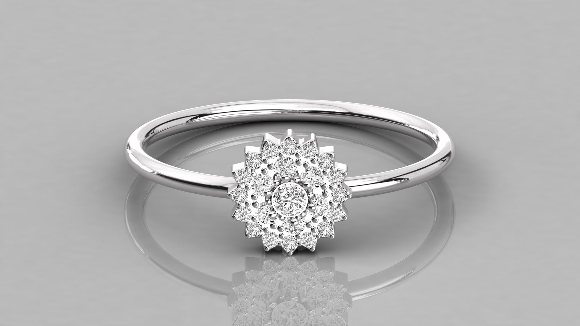 White Gold Ring