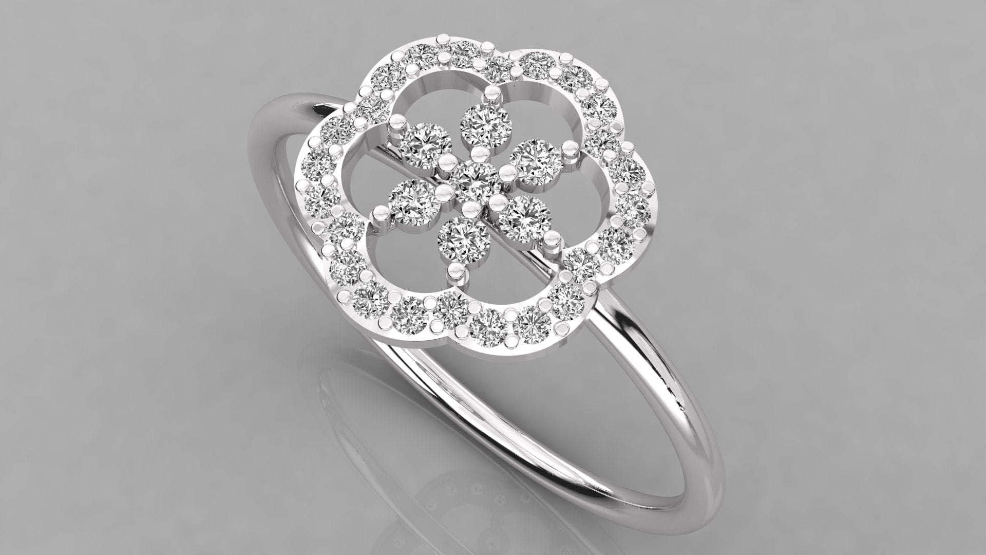 White Gold Ring
