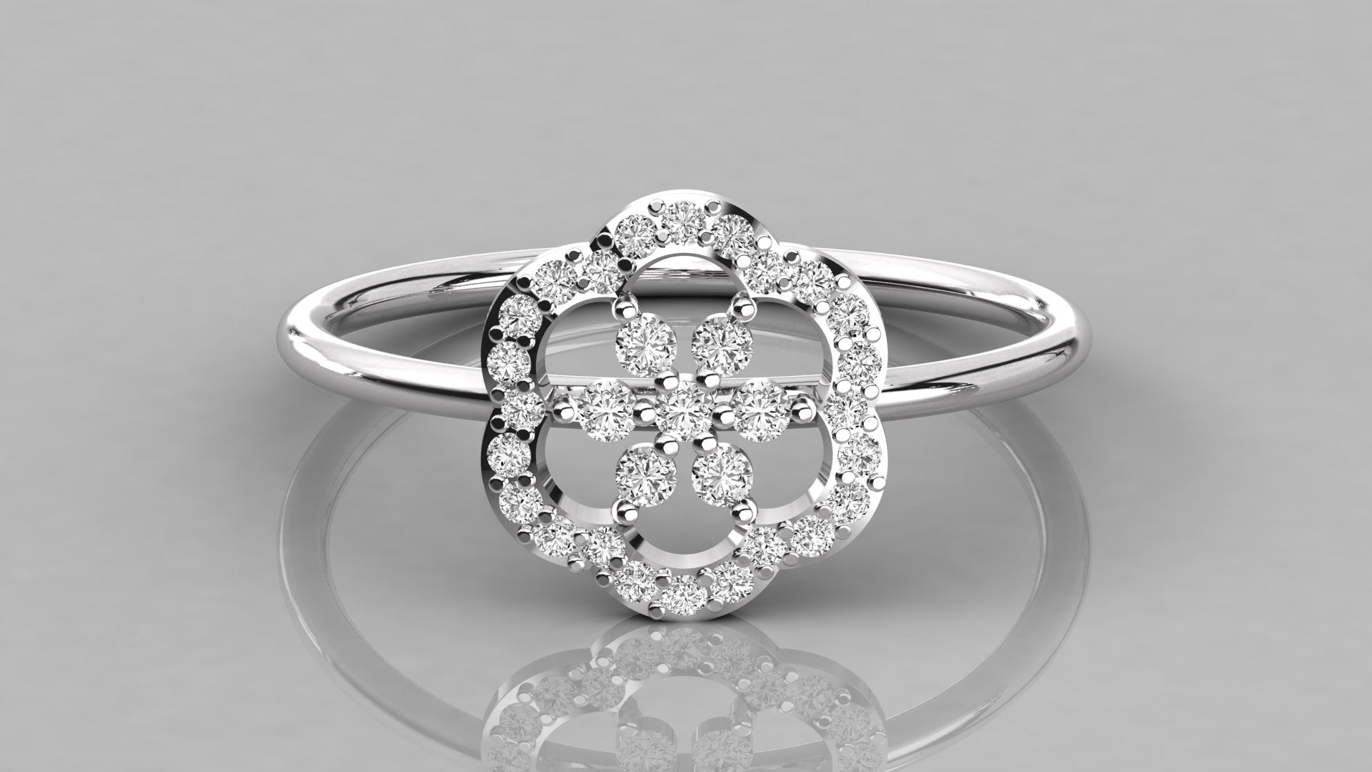 White Gold Ring