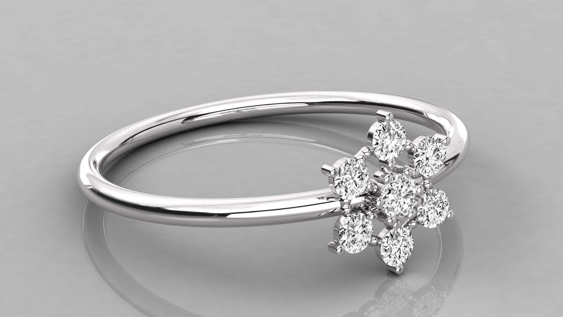 White Gold Ring