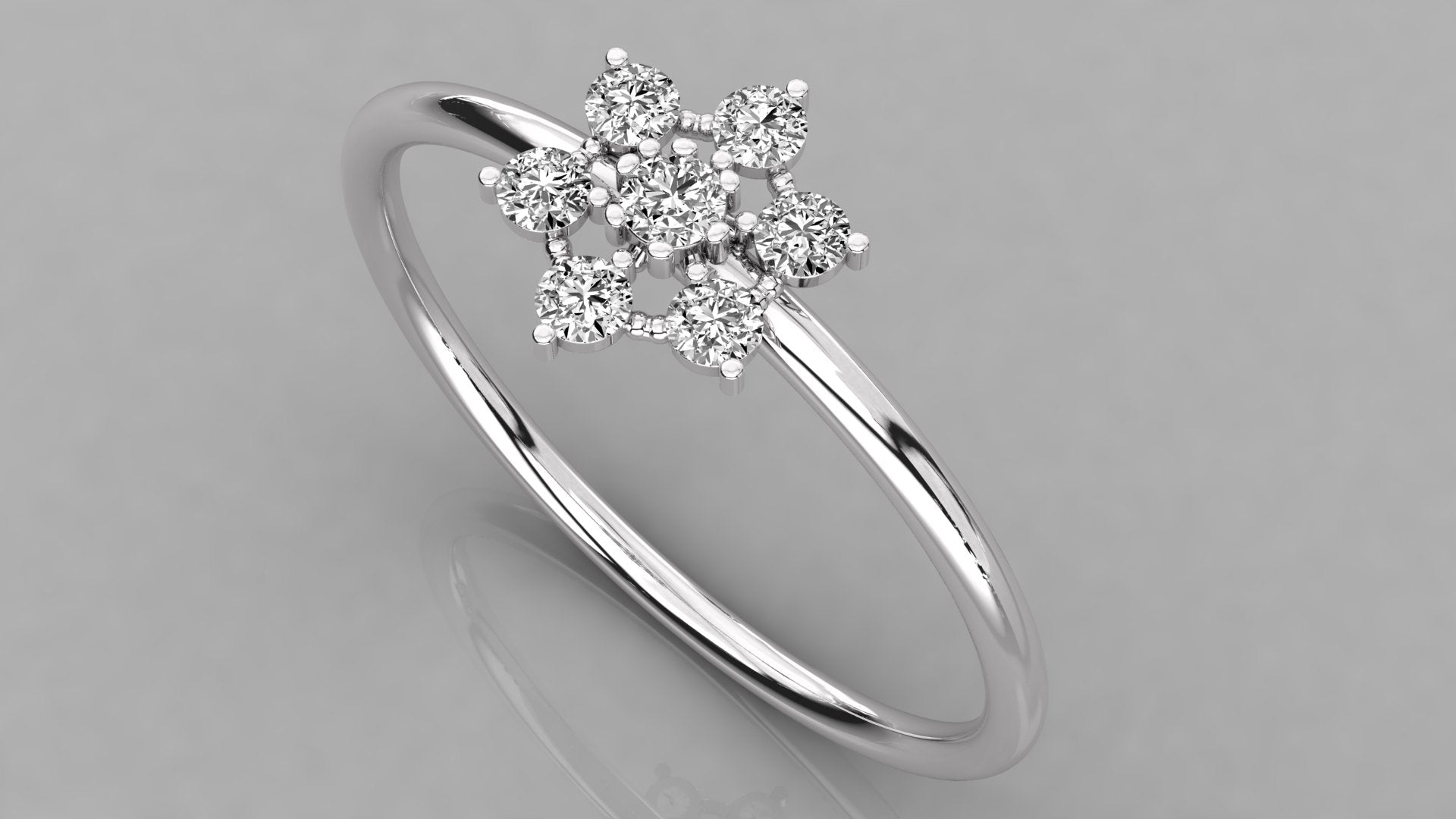 White Gold Ring