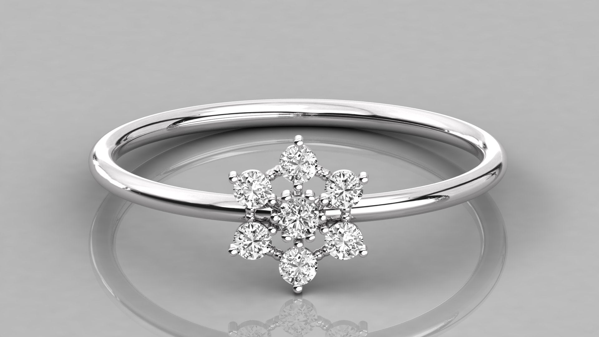 White Gold Ring