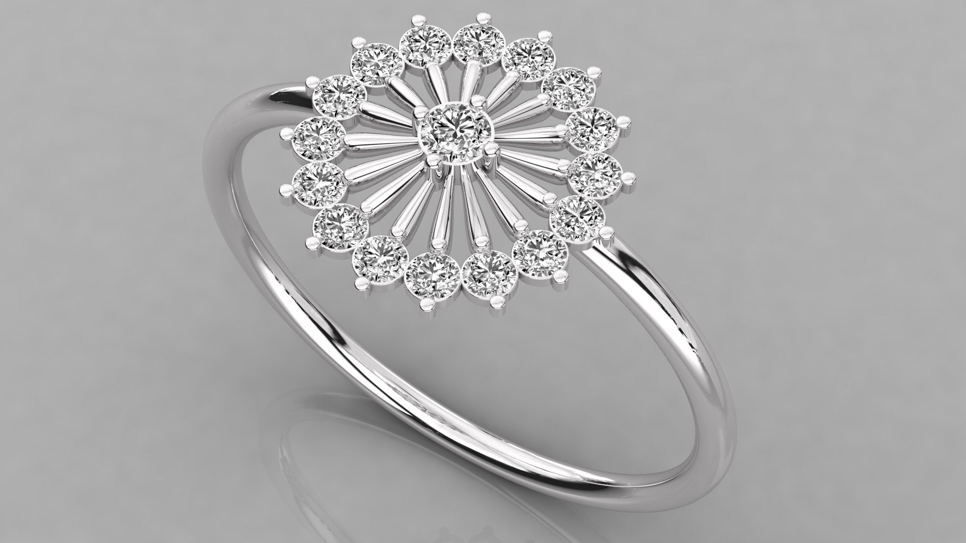 White Gold Ring