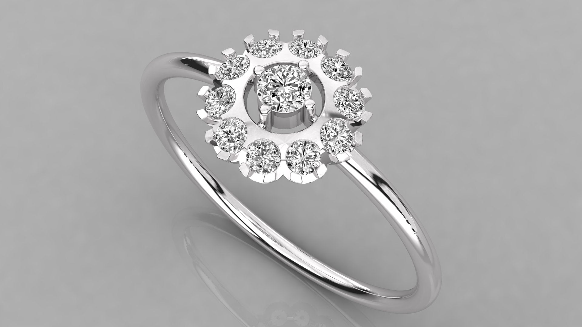 White Gold Ring