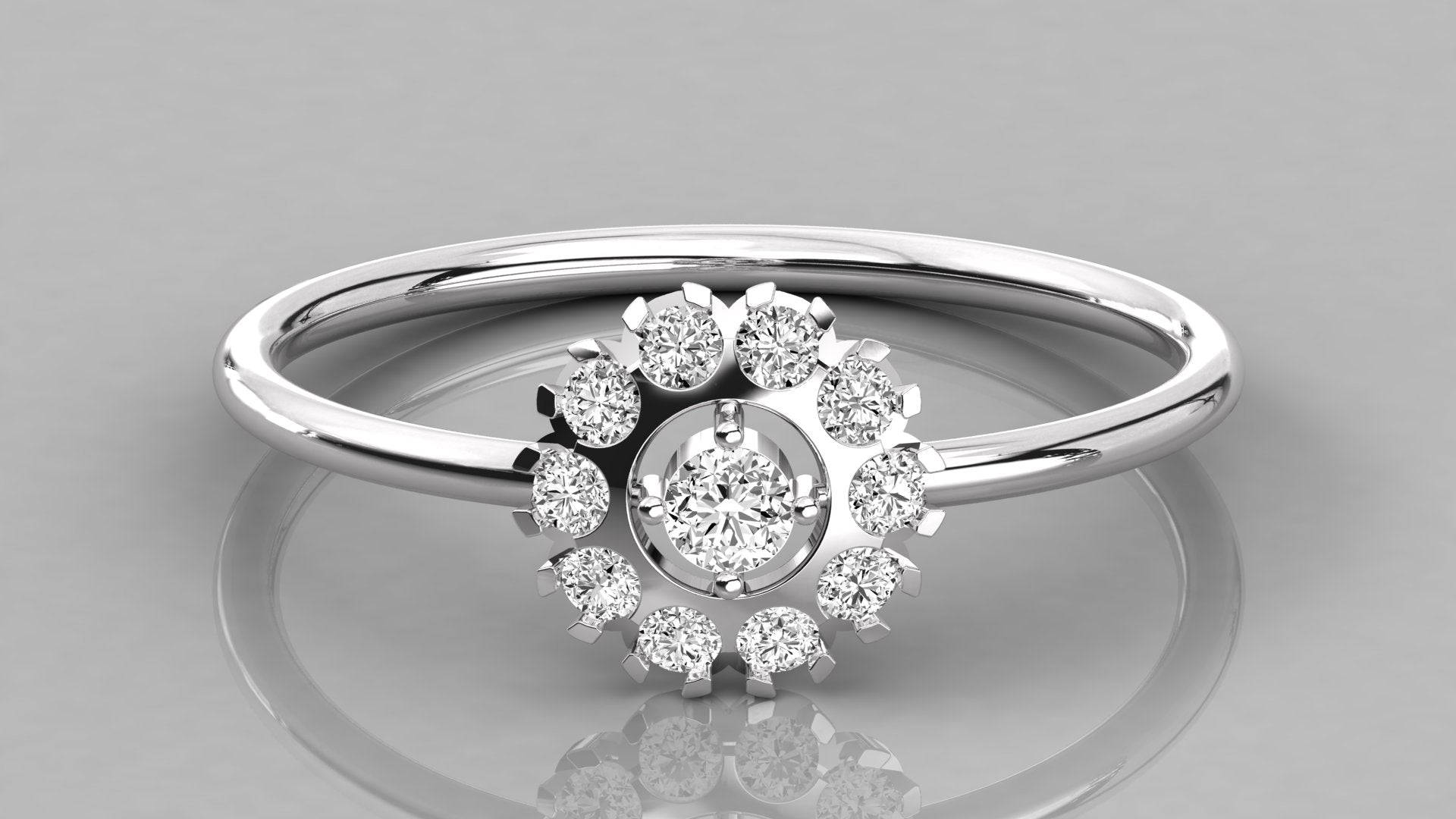 White Gold Ring