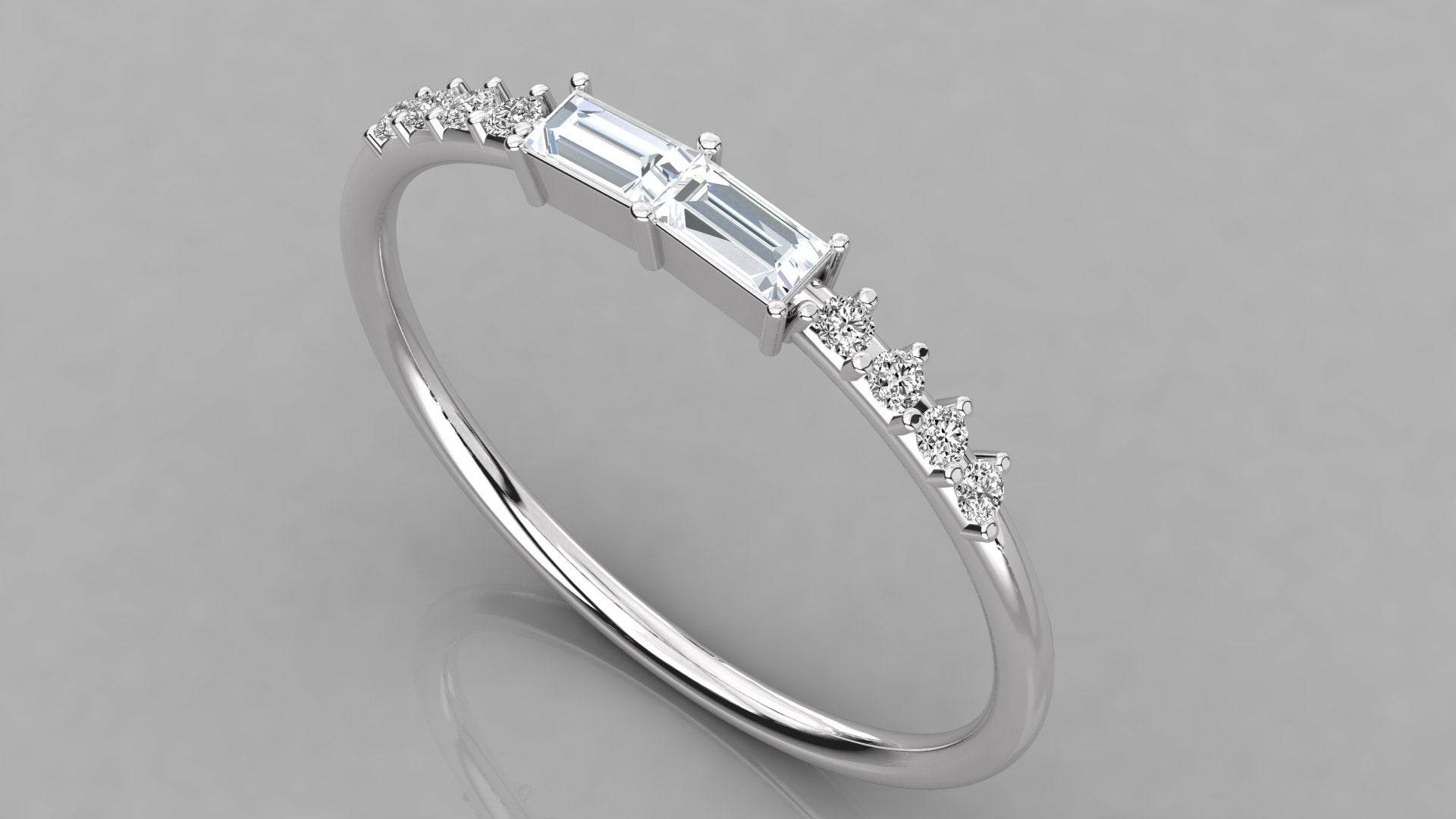 White Gold Ring