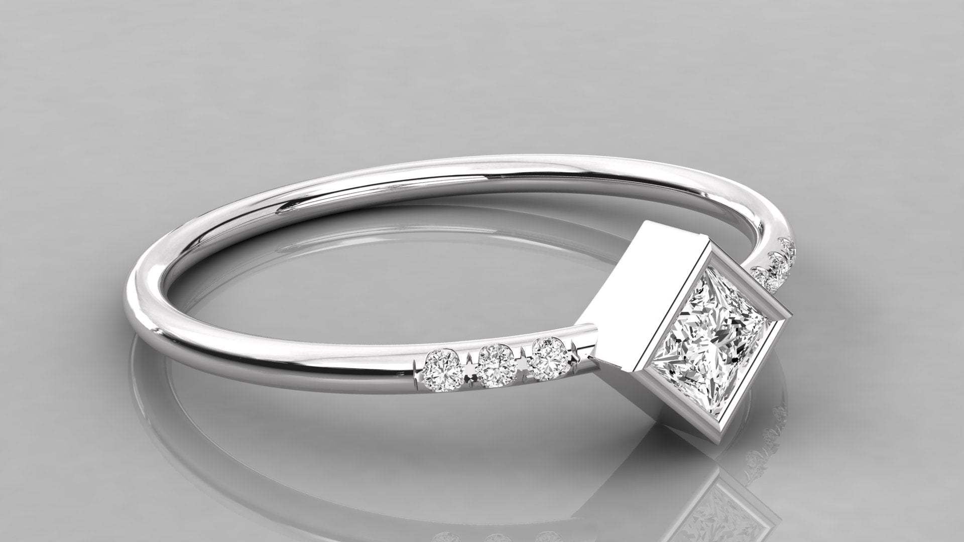 White Gold Ring
