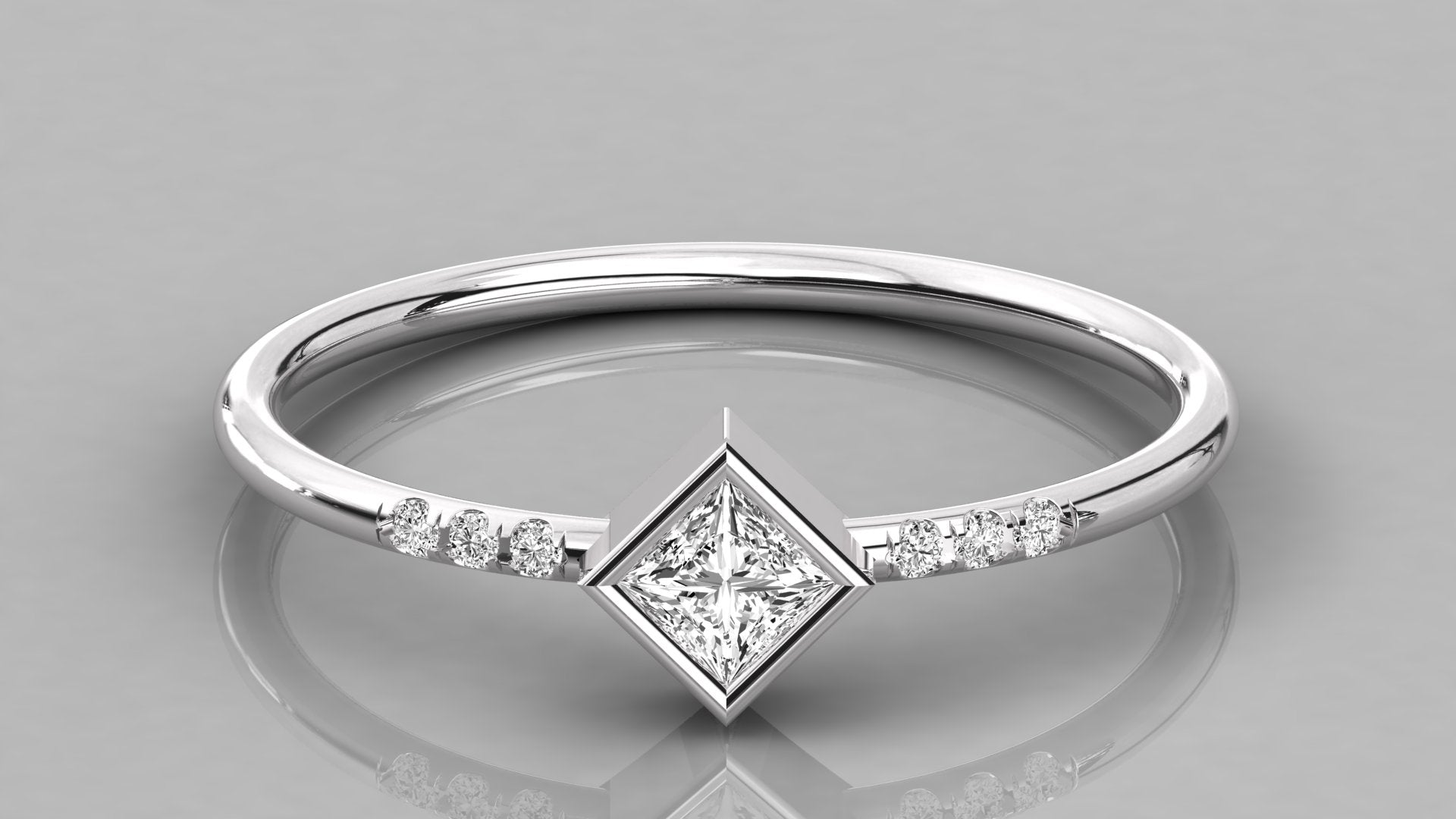 White Gold Ring