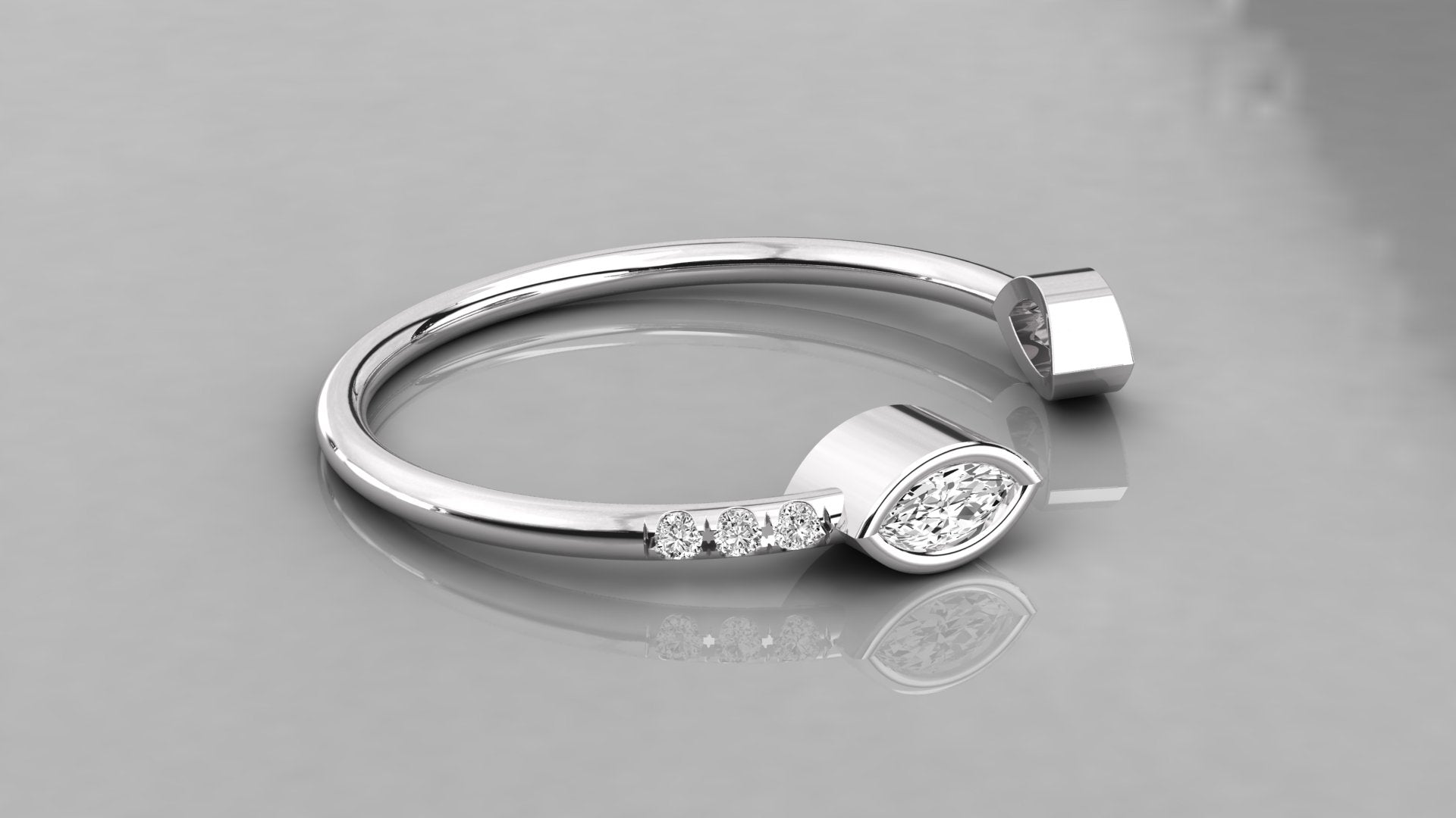 White Gold Ring