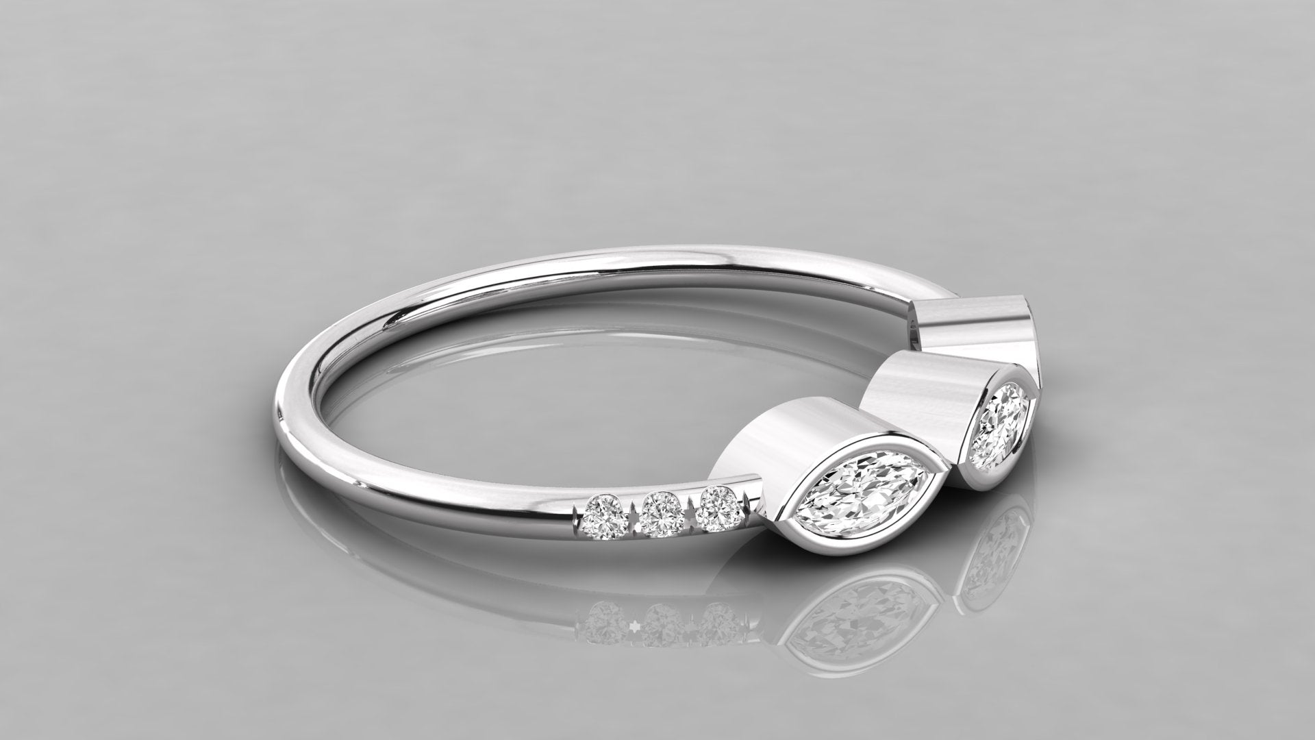White Gold Ring