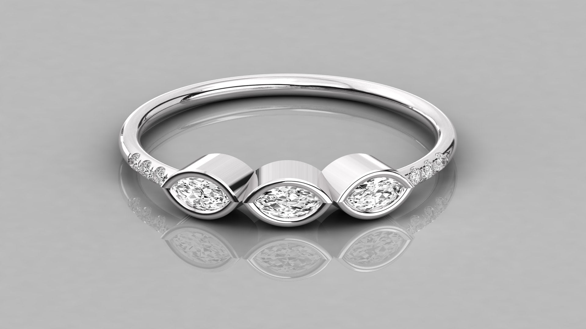 White Gold Ring