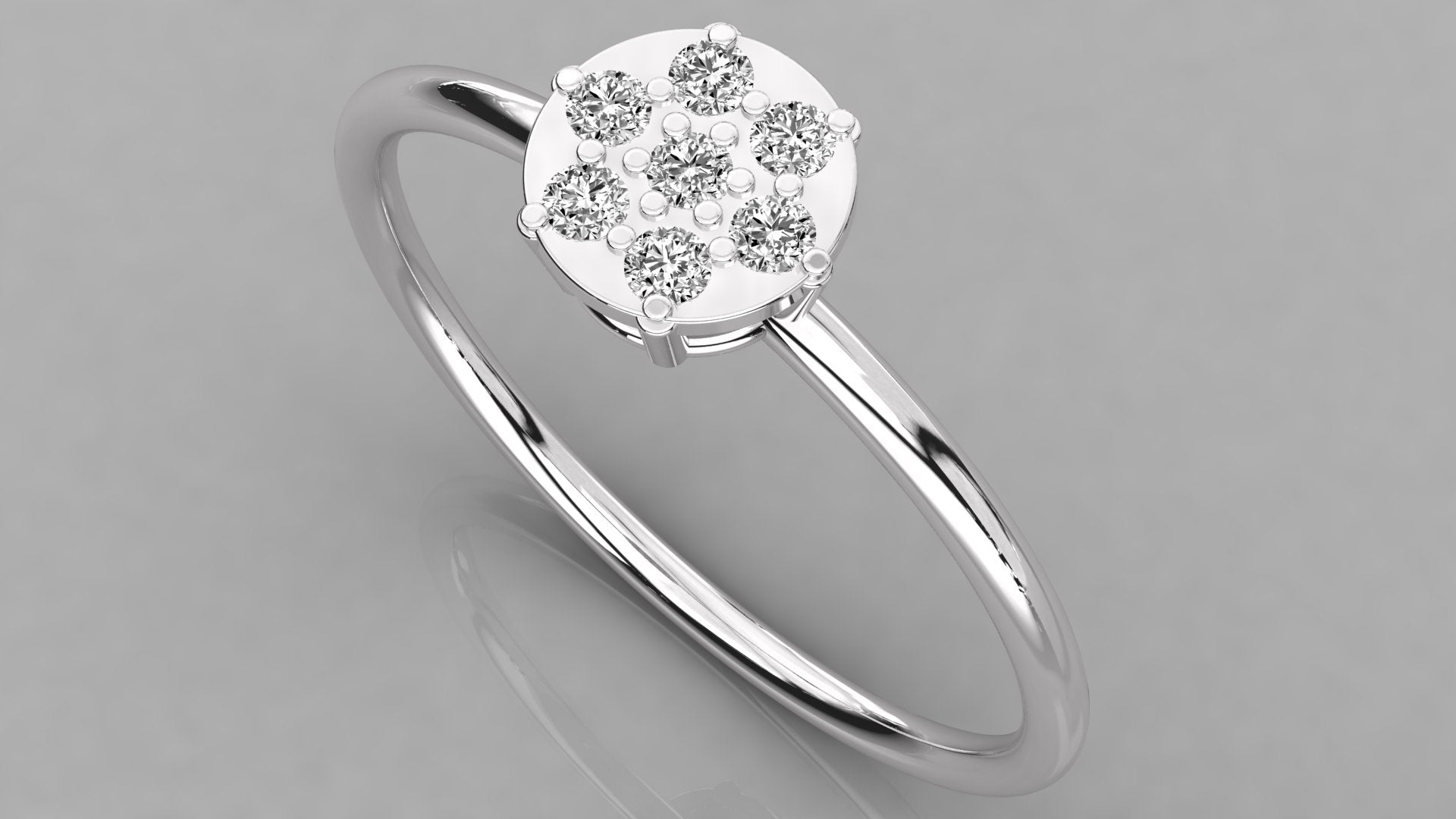 White Gold Ring