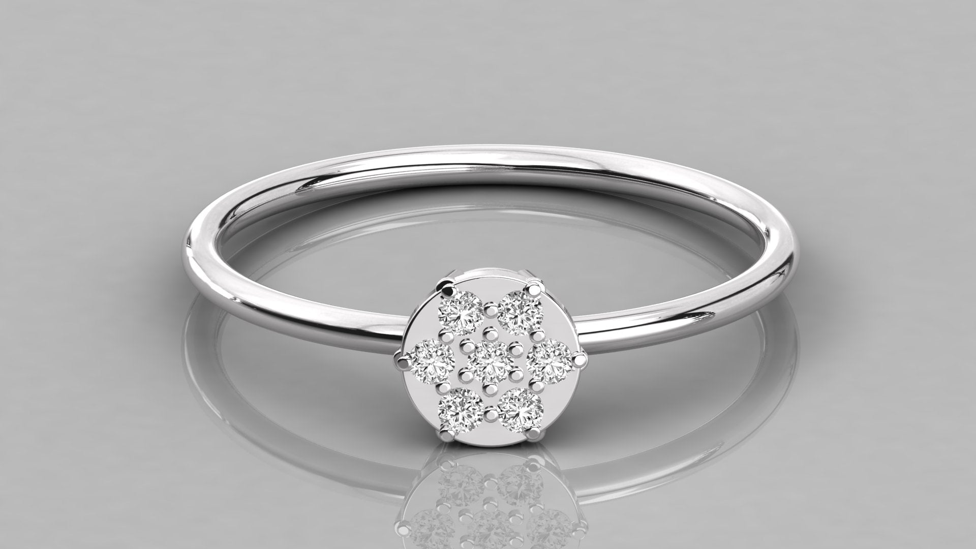 White Gold Ring