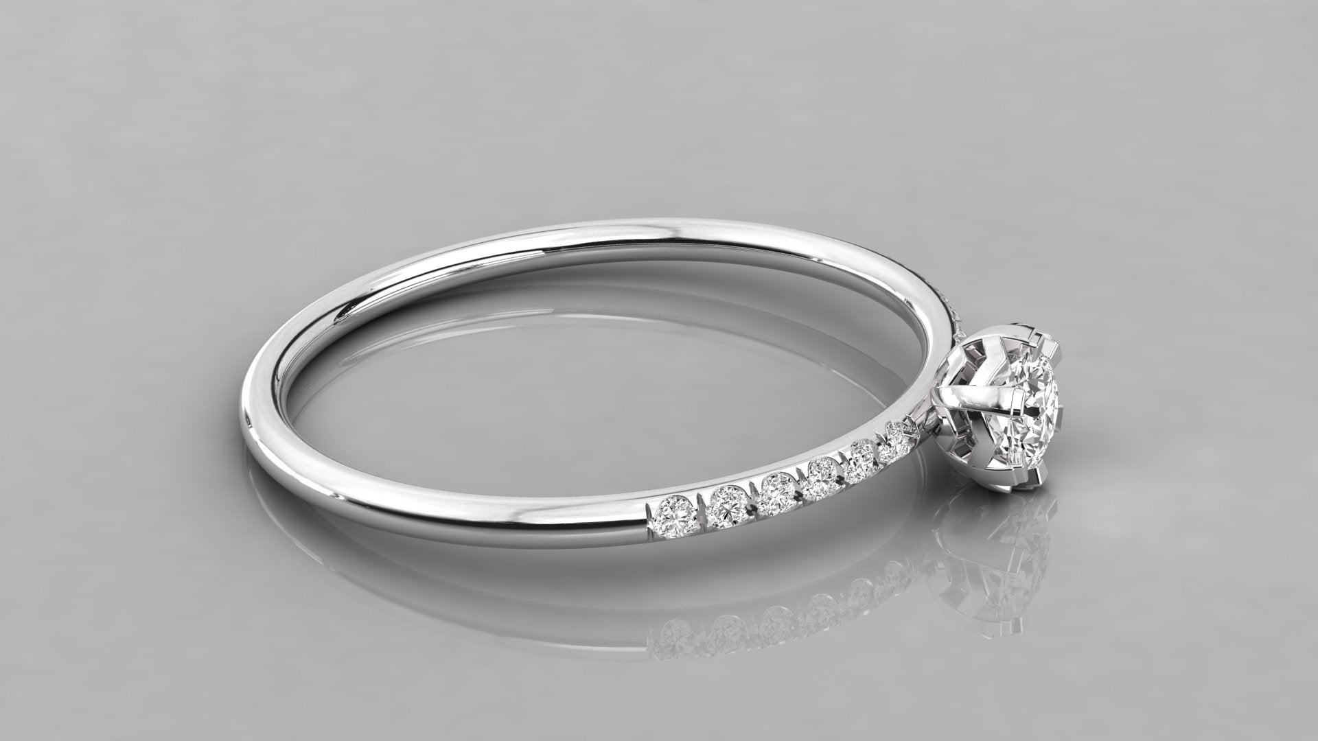 White Gold Ring