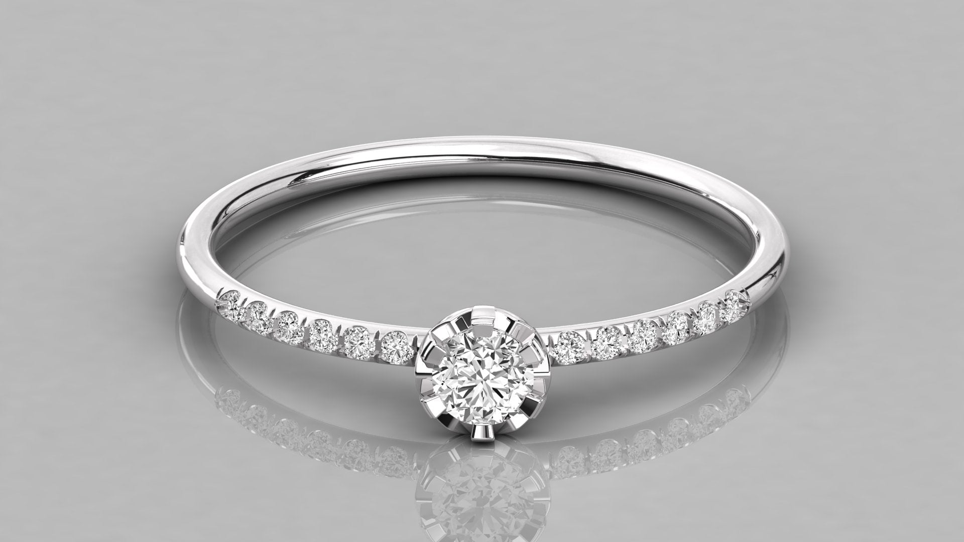 White Gold Ring