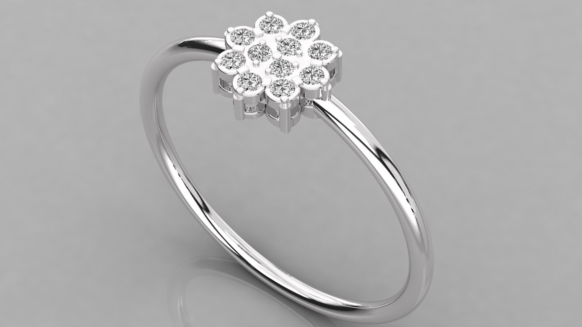 White Gold Ring